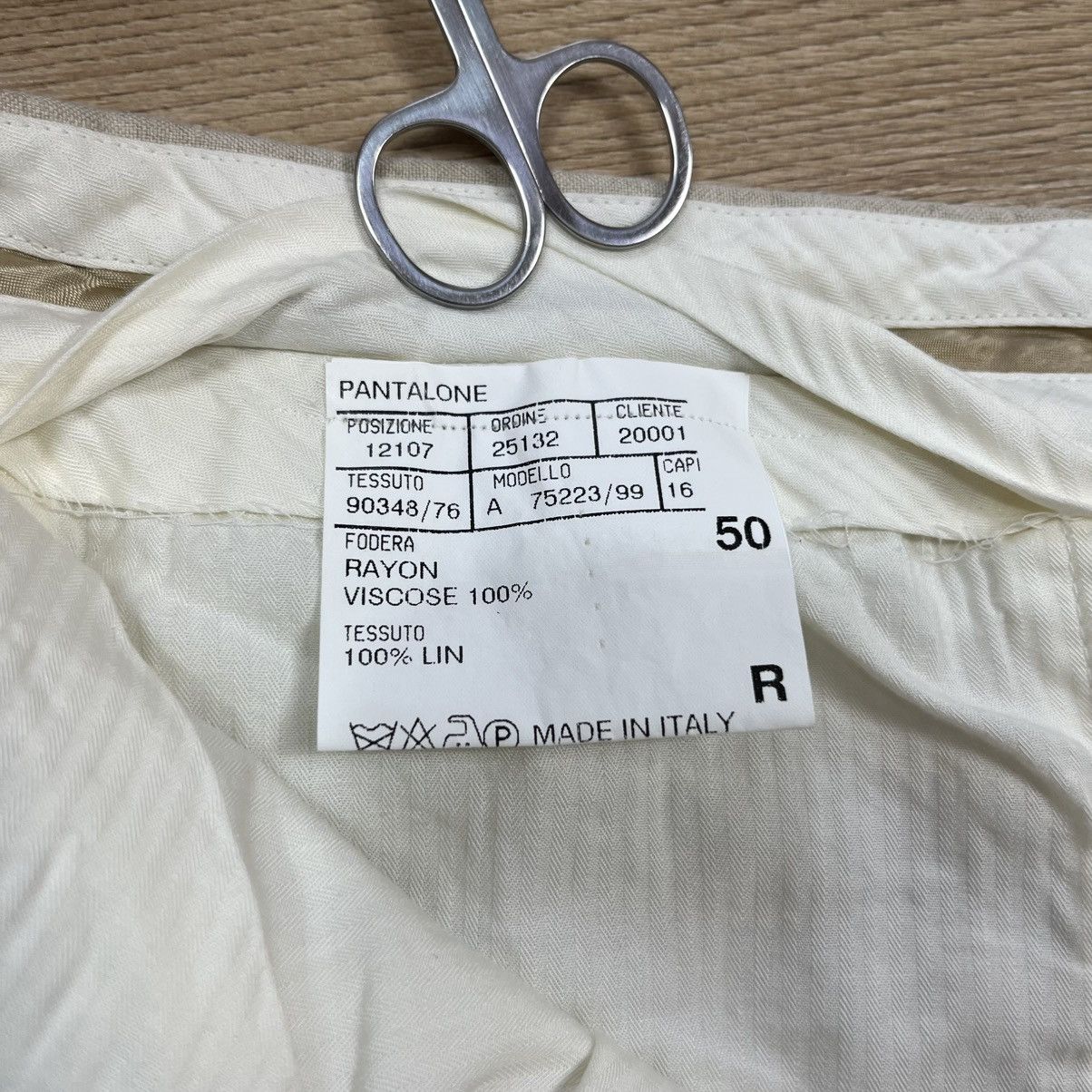 Celine Vintage CELINE HOMME 100% Linen Trousers Pants Beige Italy Size US 30 / EU 46 - 8 Thumbnail