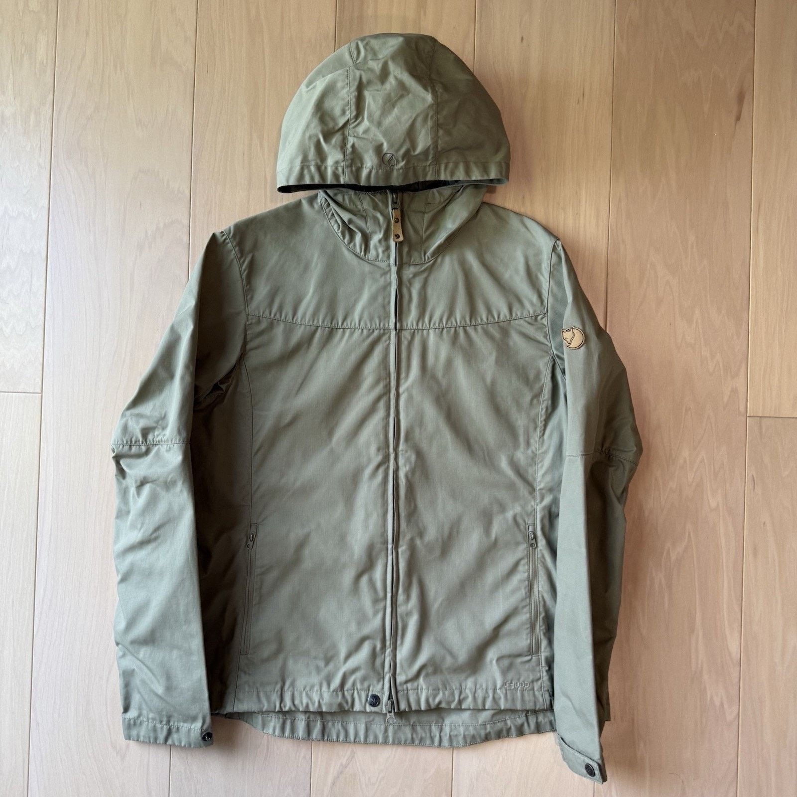Fjallraven Fjallraven Stina Jacket Women's Large Khaki G1000 Full Zip Size L / US 10 / IT 46 - 2 Thumbnail