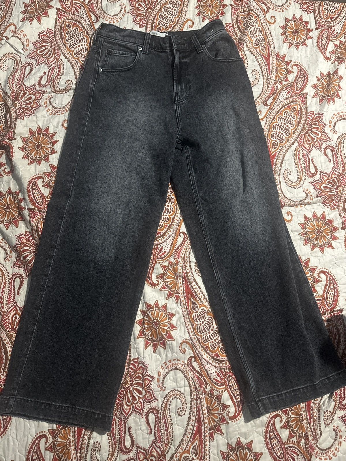 Hollister Hollister Co. Men's Black and Grey Jeans Size US 30 / EU 46 - 1 Thumbnail