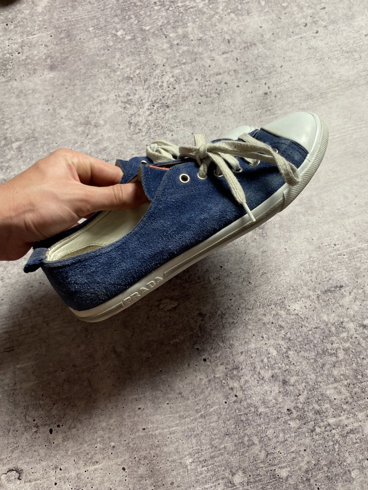 Prada Vintage Prada Red Tab Sneakers Size US 6.5 / EU 39-40 - 8 Thumbnail