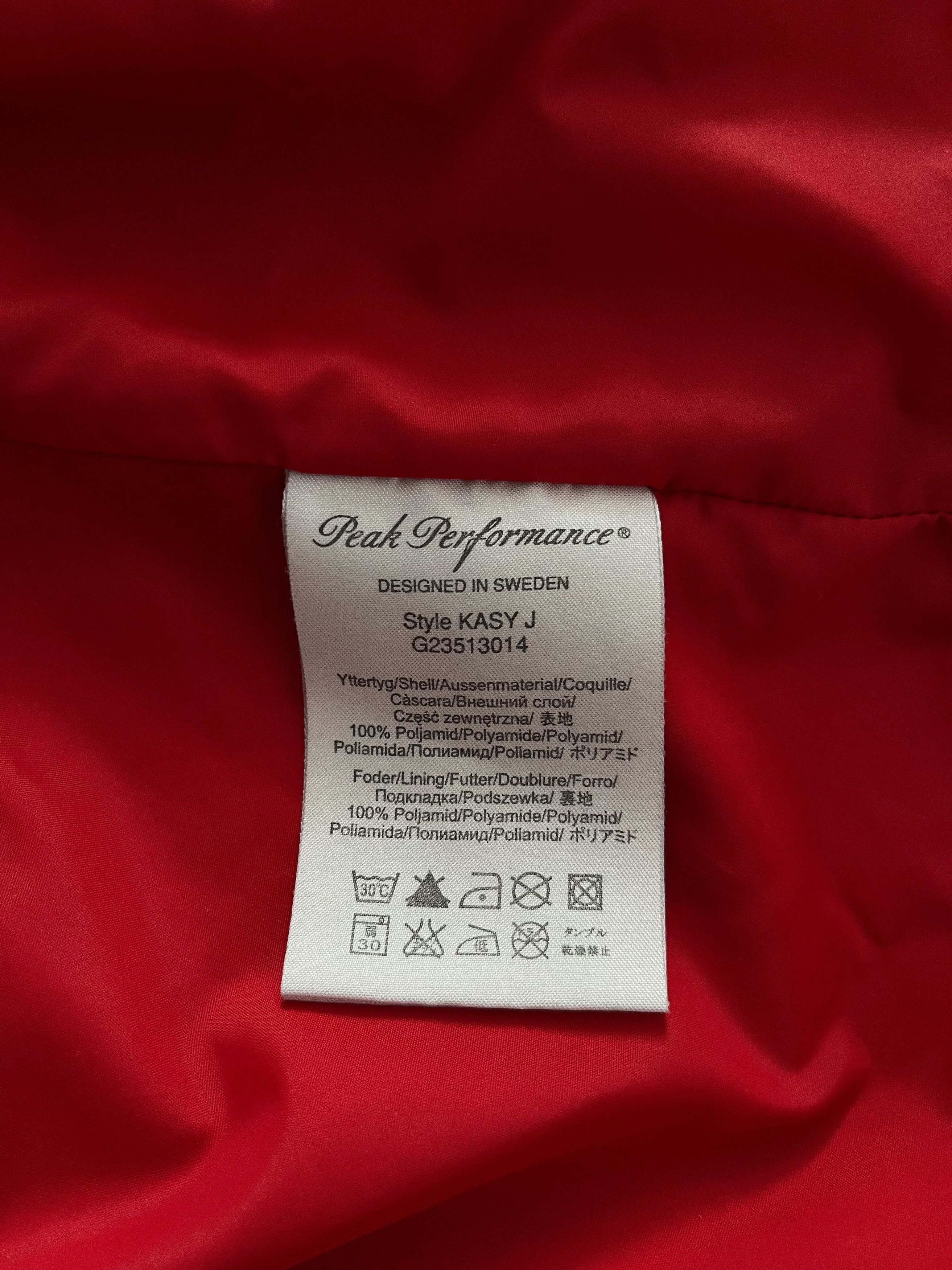 Peak Performance Red womens Peak Performance HIPE jacket size L Size L / US 10 / IT 46 - 8 Thumbnail