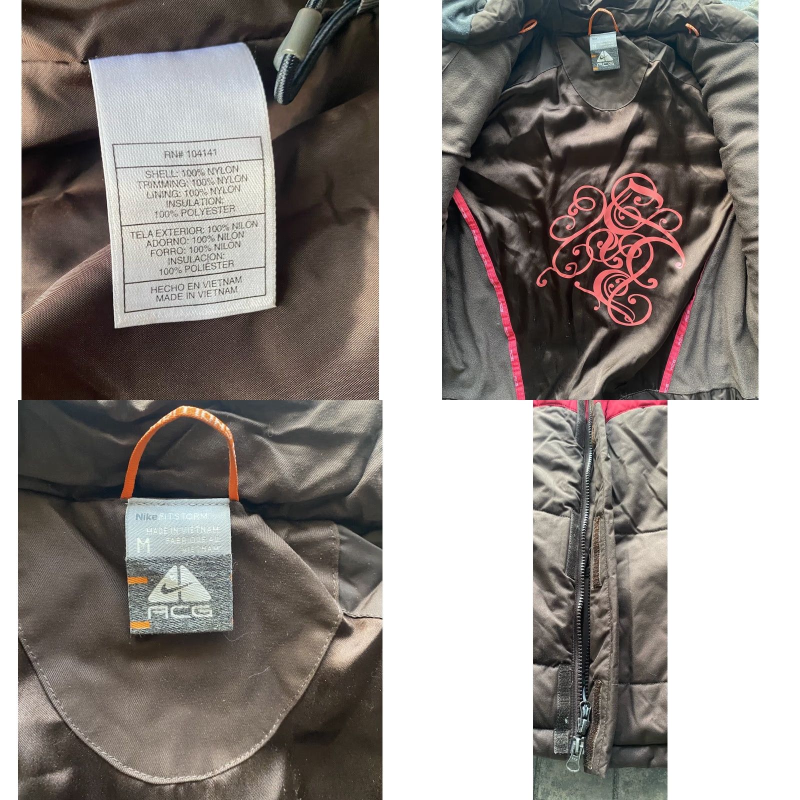 Nike Nike ACG Storm Fit Jacket Coat Women’s M Multicolor Coat Windbreaker Nylon Polyester Regular Size M Women’s Jacket Size M / US 6-8 / IT 42-44 - 9 Thumbnail