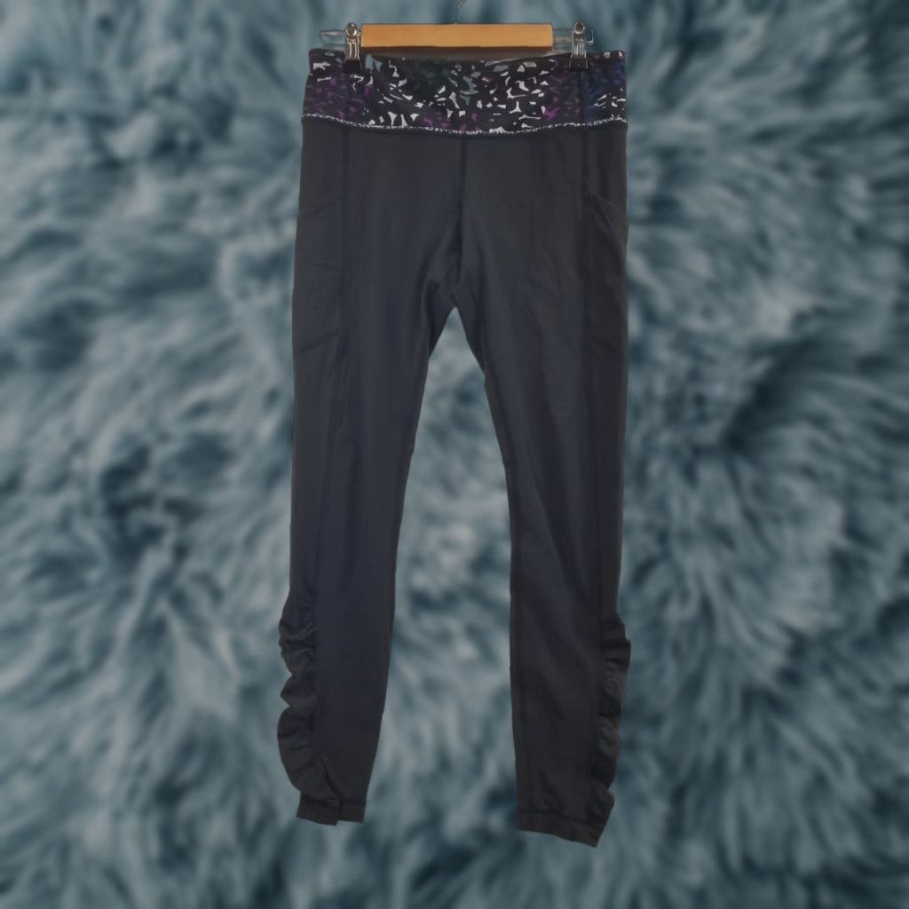 Lululemon Lululemon Women 8 Leggings Black Yoga Gym Dance Activewear Compression Tights With Pockets Athletic Fit Base Pace ©2026 Size 30" / US 8 / IT 44 - 1 Thumbnail