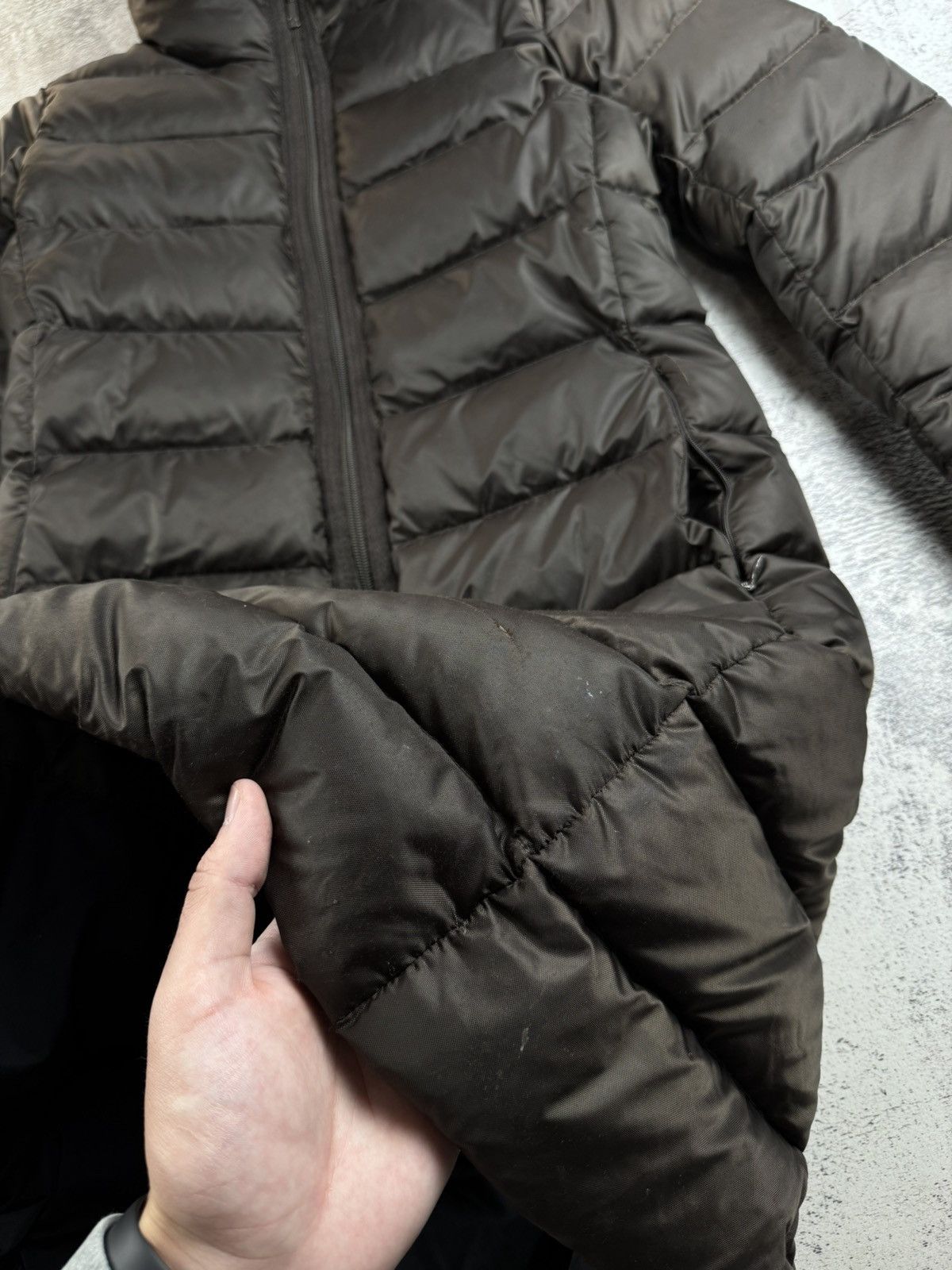 Moncler Moncler Brown Women’s Small Outdoor Hooded Long Down Parka Coat Jacket Puffer Size S / US 4 / IT 40 - 8 Thumbnail