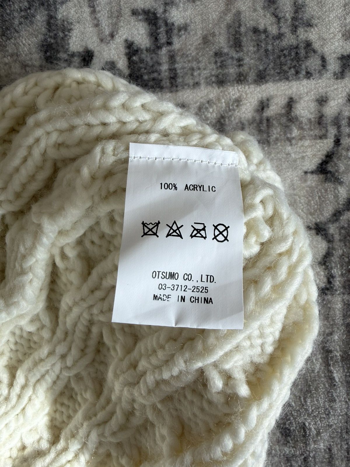 Human Made Human Made Cable Beanie Size ONE SIZE - 3 Thumbnail