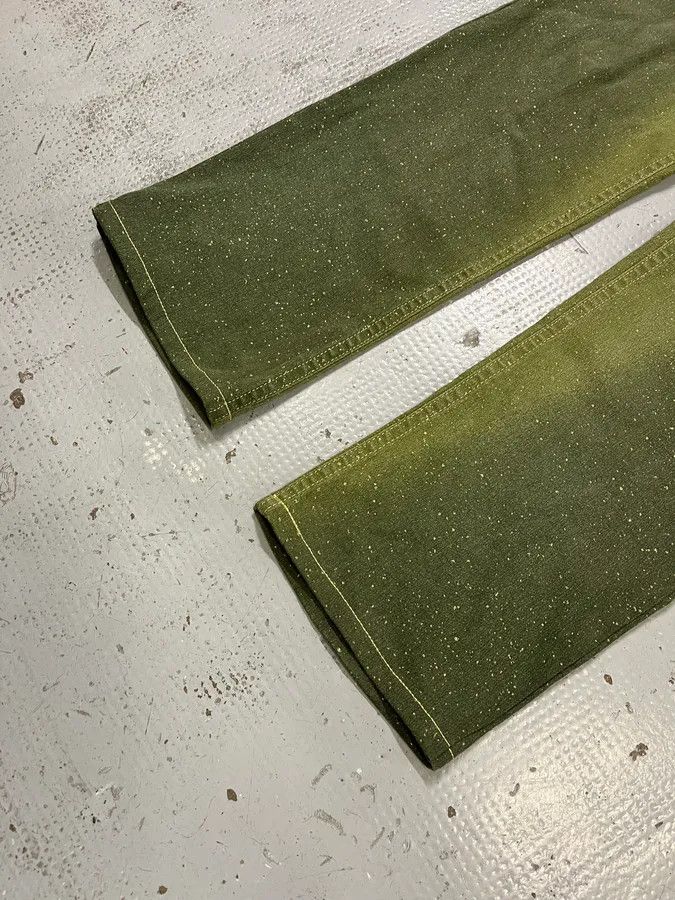 Roberto Cavalli 2000s Roberto Cavalli Gradient Green Glitter Pants Size US 30 / EU 46 - 7 Thumbnail