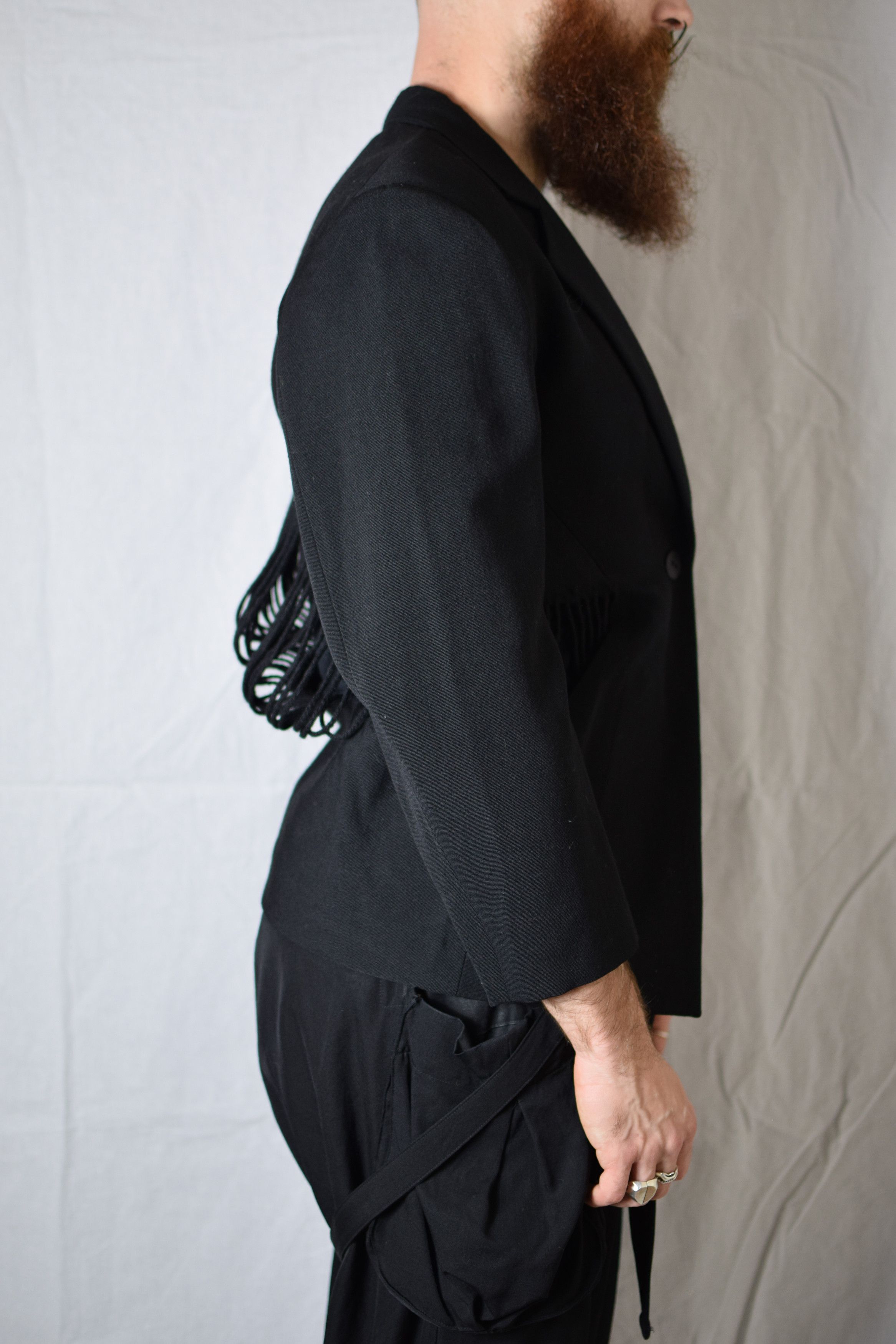 Yohji Yamamoto Yohji Yamamoto Archive Threaded Blazer - FL-J04-413 Size 48R - 5 Thumbnail