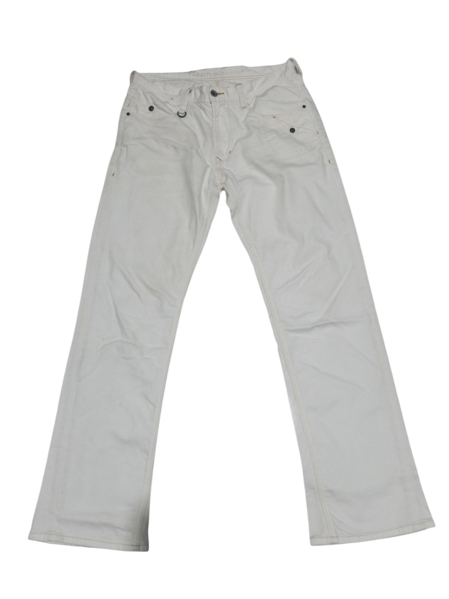 Japanese Brand Nicole club for men NCFM white flare denim Size US 32 / EU 48 - 2 Thumbnail