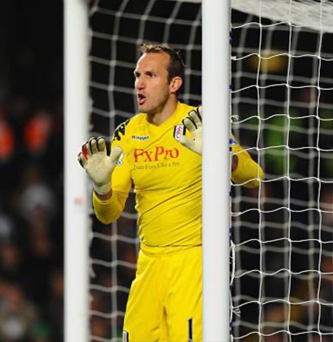 Kappa Fulham 10/11 player issue goalkeeper shirt #1 Schwarzer(bnwt Size US XXL / EU 58 / 5 - 10 Thumbnail