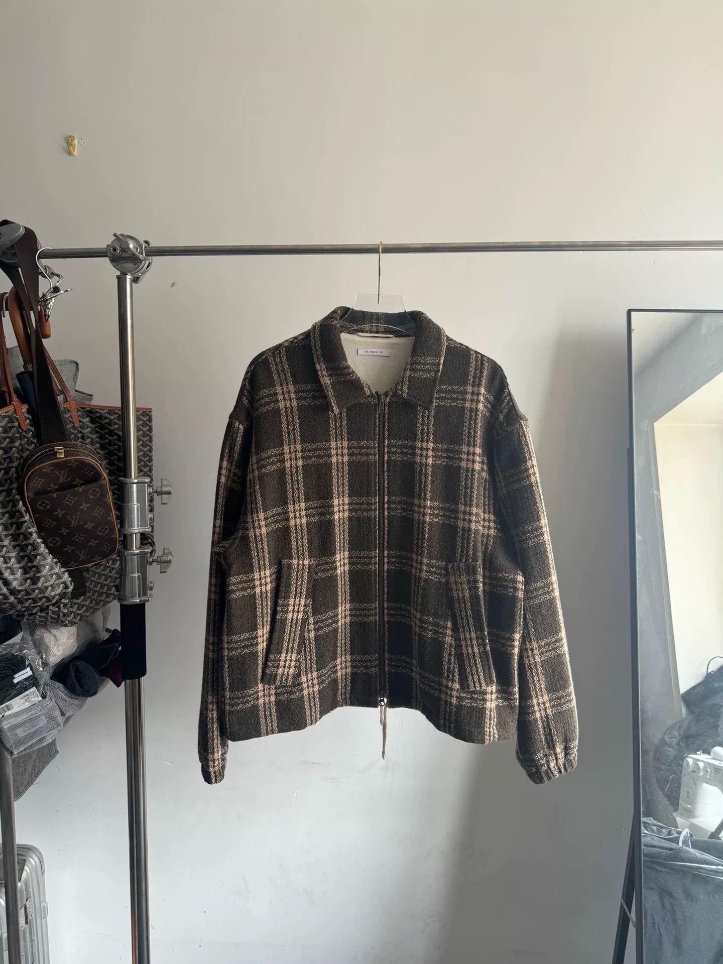 s.k. manor hill Wool Plaid Jacket by s.k manor hill Size US M / EU 48-50 / 2 - 1 Thumbnail
