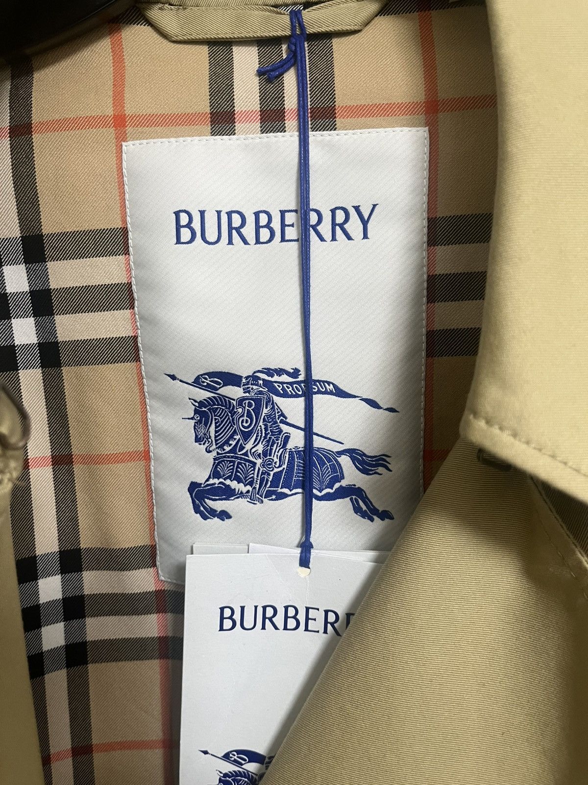Burberry Prorsum Burberry Men’s Mid-Length Gabardine Trench Coat Sz 48 Size US M / EU 48-50 / 2 - 2 Thumbnail