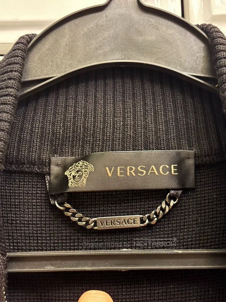 Versace Versace Medusa knitted jacket Size US L / EU 52-54 / 3 - 3 Thumbnail
