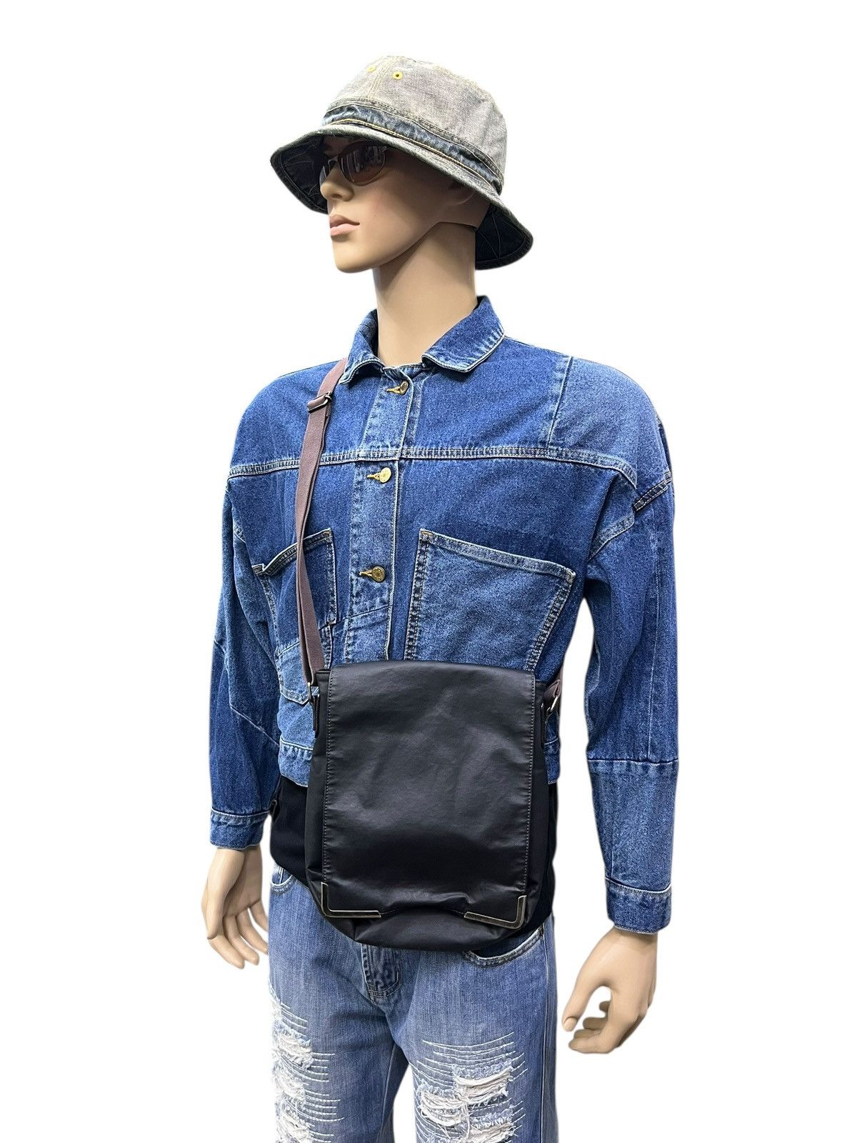 Jean Paul Gaultier Jean Paul Gaultier Archive Black Sling Bag Rare Size ONE SIZE - 2 Thumbnail