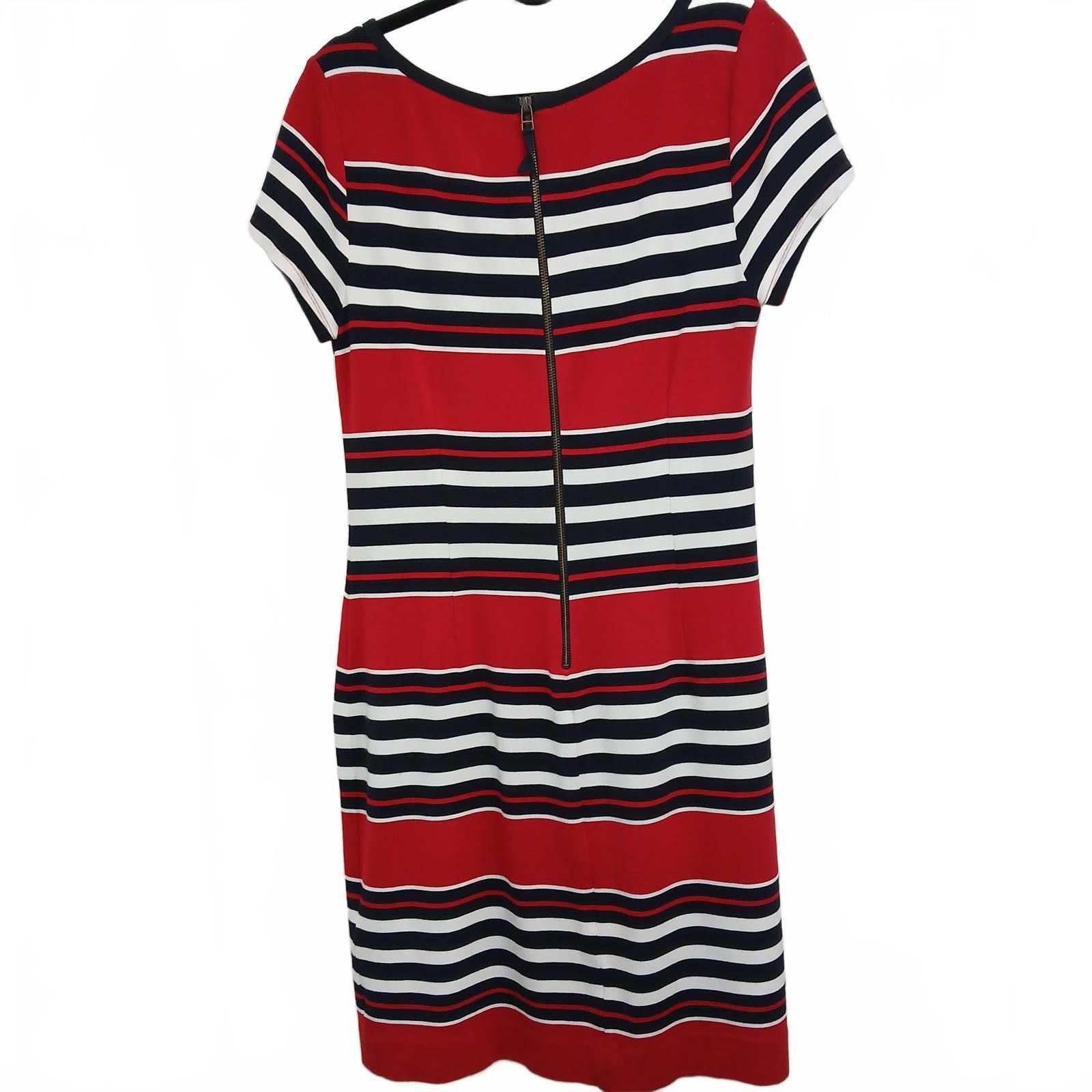 Banana Republic Banana Republic Striped Dress - Red/White/Navy Blue, Size 14 Size XL / US 12-14 / IT 48-50 - 5 Thumbnail
