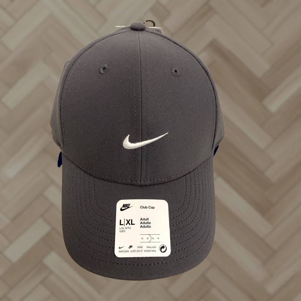 Nike NIKE Hat Rise Club Cap RARE White FV5563-068 L/XL Gray Snapback Mens / Adults Size ONE SIZE - 1 Thumbnail