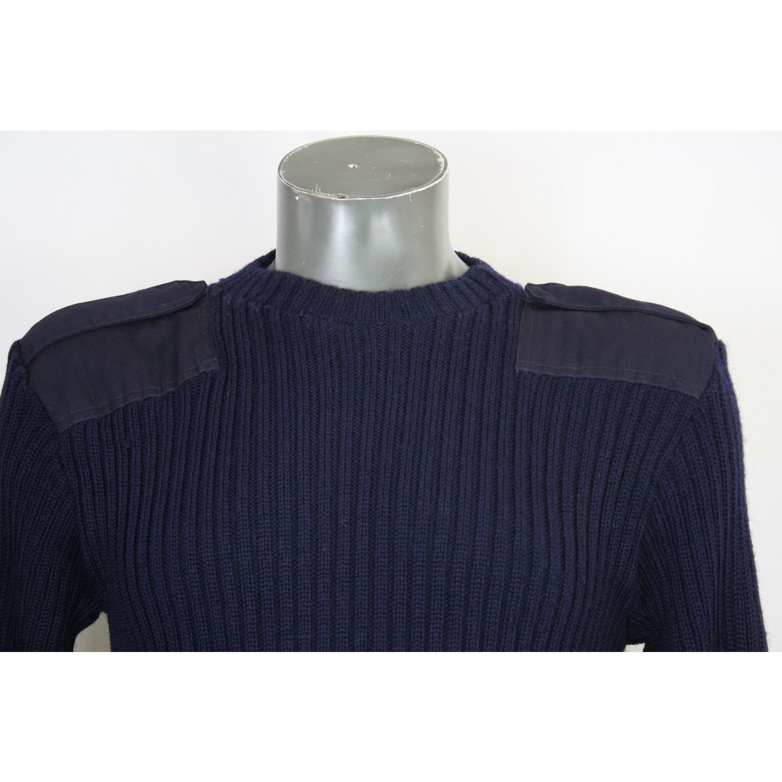 Vintage Vintage Woolly Pully Sweater Mens 42 Military Commando Navy Size US L / EU 52-54 / 3 - 2 Thumbnail