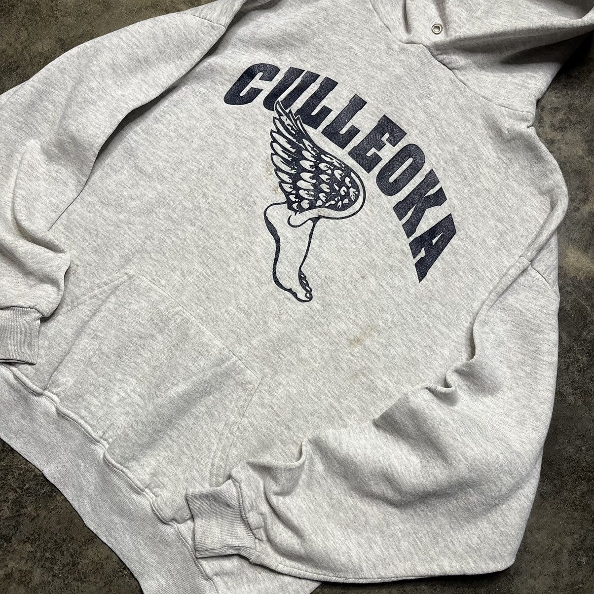Vintage vintage culleoka tennessee flying shoe hoodie Size US XL / EU 56 / 4 - 4 Thumbnail