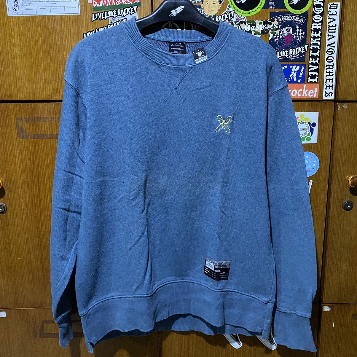image of Gu Maison Miharayasuhiro Good Inspiration Sweater in Blue, Men's (Size Small)