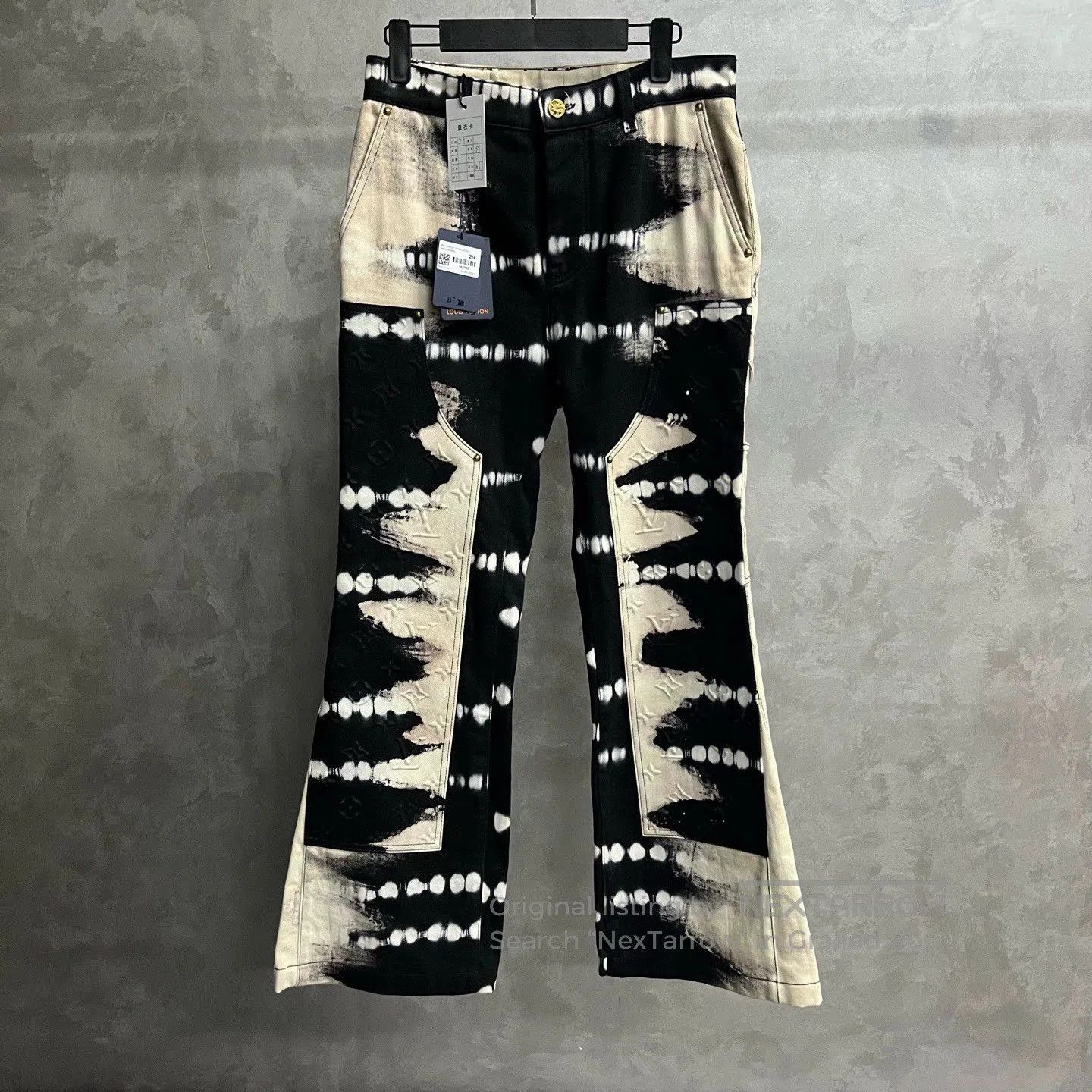 Other louis vuitton black tie-dye flare jeans. Size US 29 - 1 Thumbnail