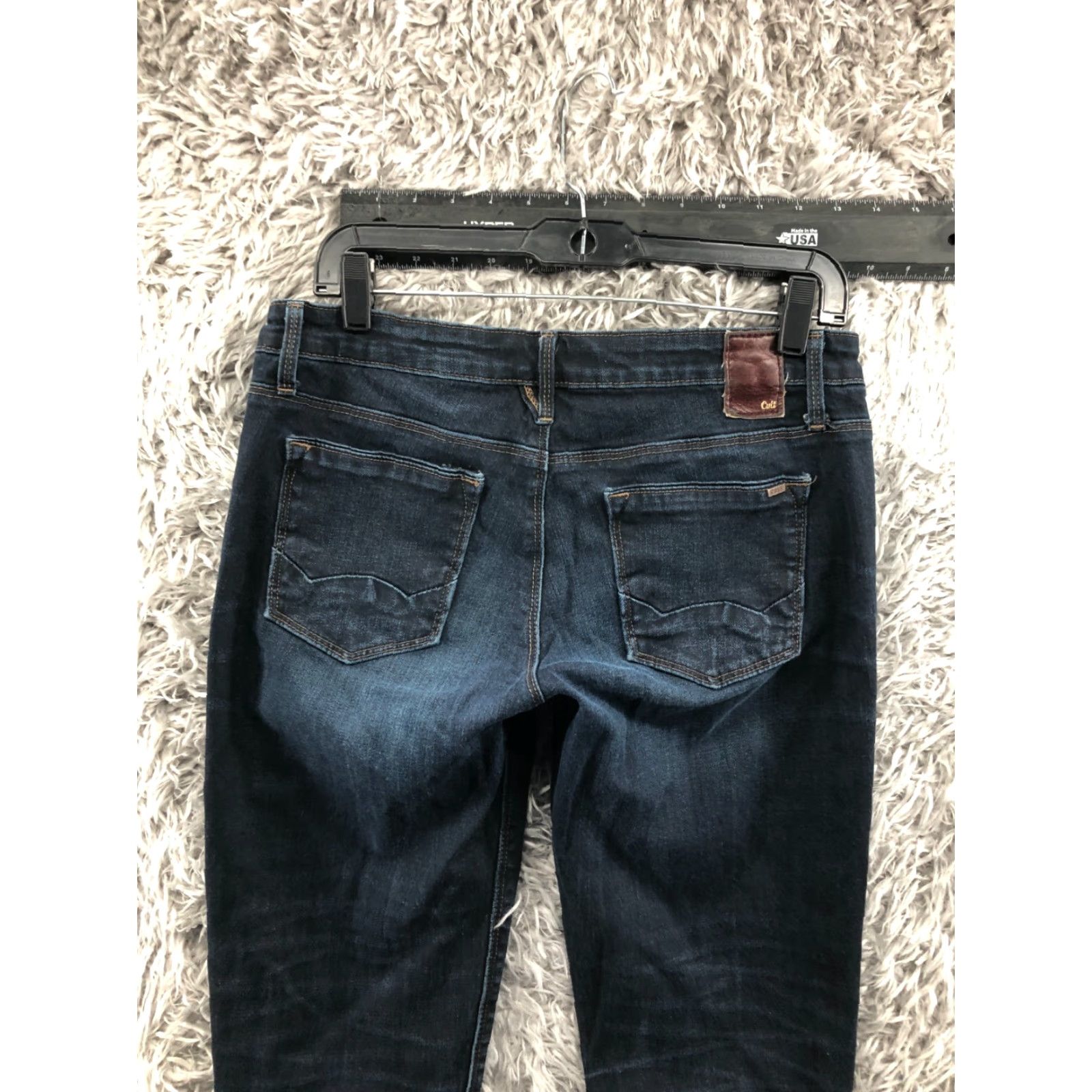 Cult Of Individuality Cult of Individuality ZEN Curvy Slim Skinny Jeans Dark Wash Blue Size 30 Jeans Women Slim Blue 30 Inseam 30 Size 30" / US 8 / IT 44 - 6 Thumbnail