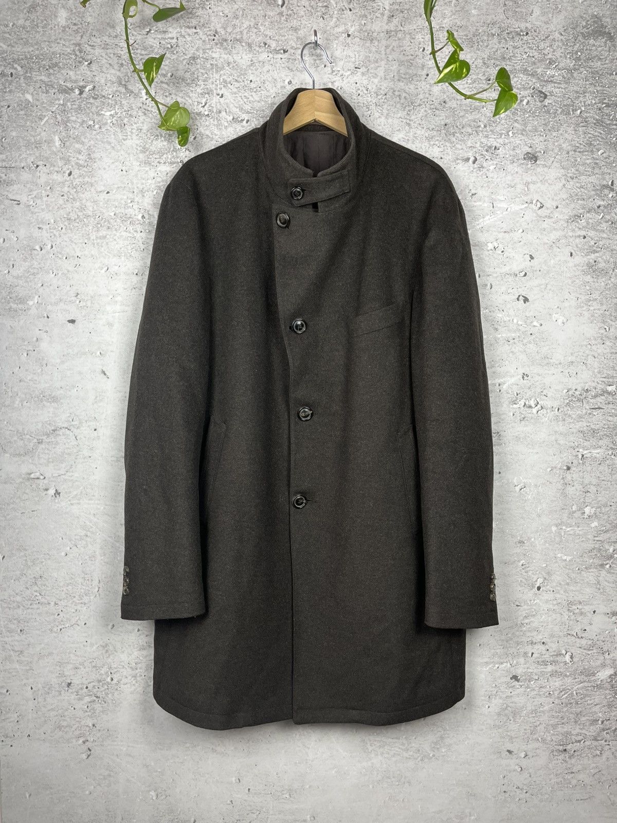 Lanvin Lanvin - Brown wool coat French luxury Size US L / EU 52-54 / 3 - 4 Thumbnail