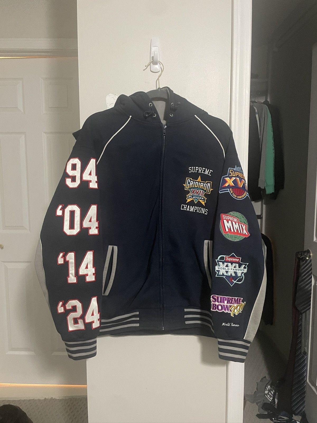Supreme Supreme playoff patchwork hoodie Size US M / EU 48-50 / 2 - 1 Thumbnail