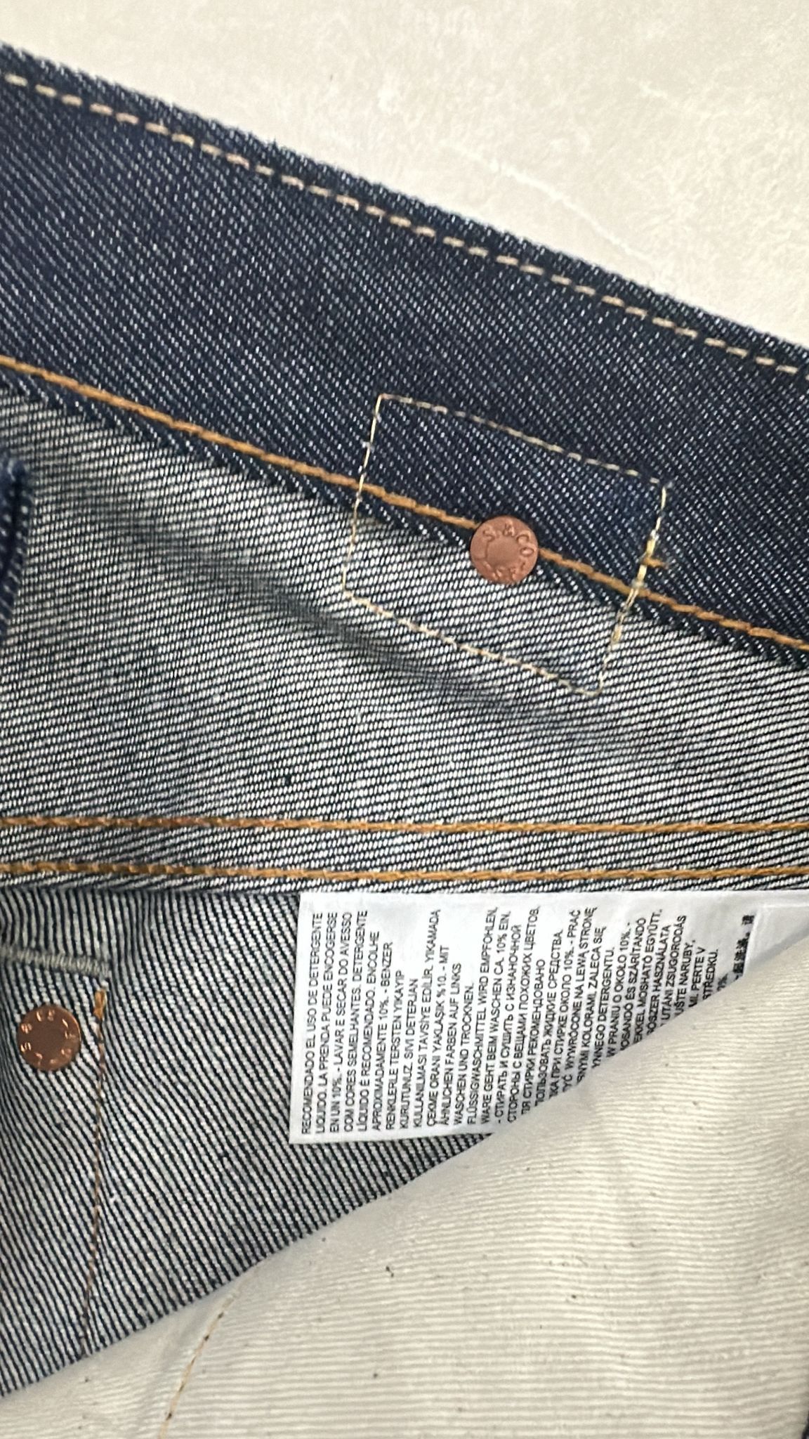 Levi's Vintage Clothing LVC Levi's Vintage Clothing 1937 501XX BigE Selvedge Jeans Size US 30 / EU 46 - 7 Thumbnail