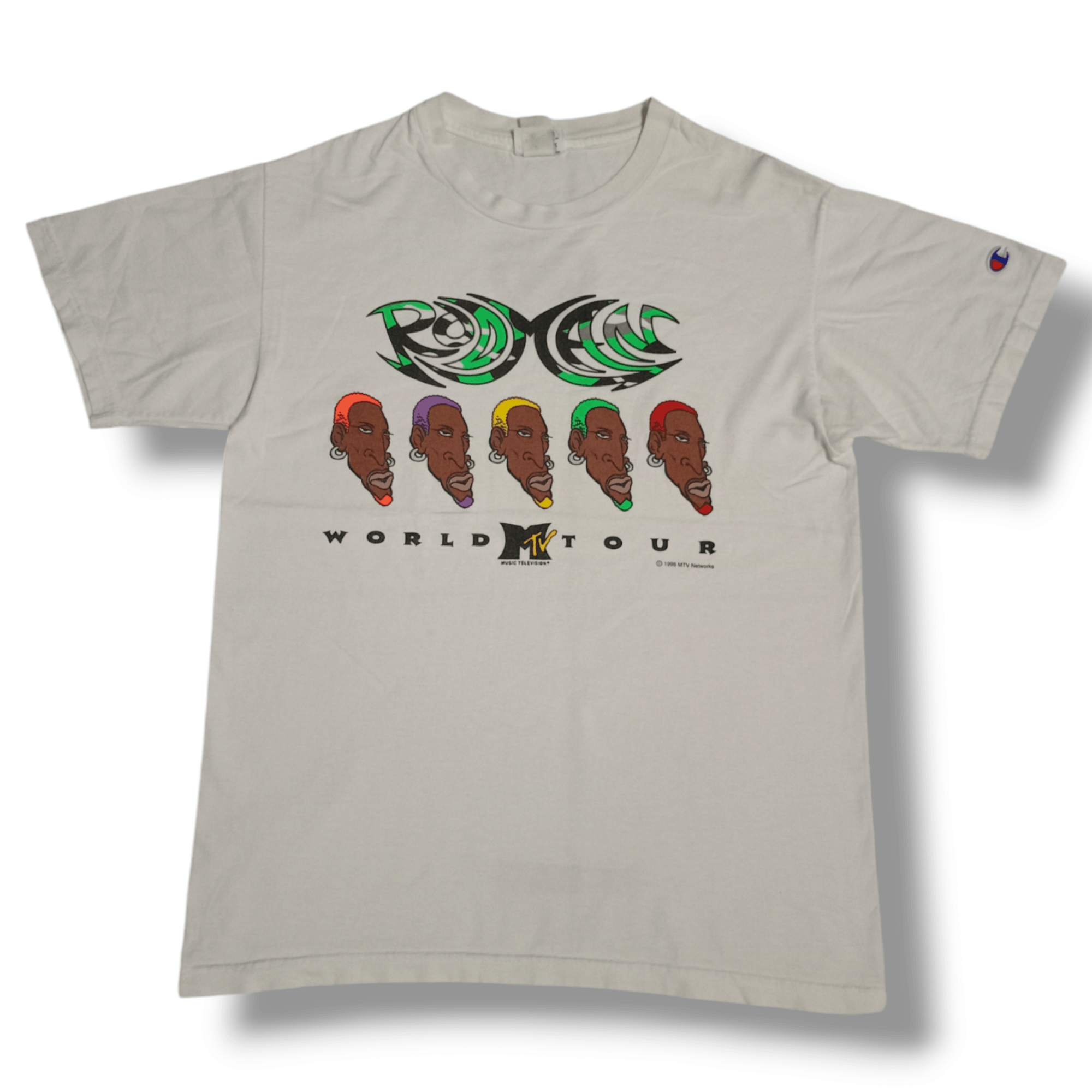 Champion × Mtv × Vintage Vintage rare rodman t shirt Size US M / EU 48-50 / 2 - 1 Thumbnail