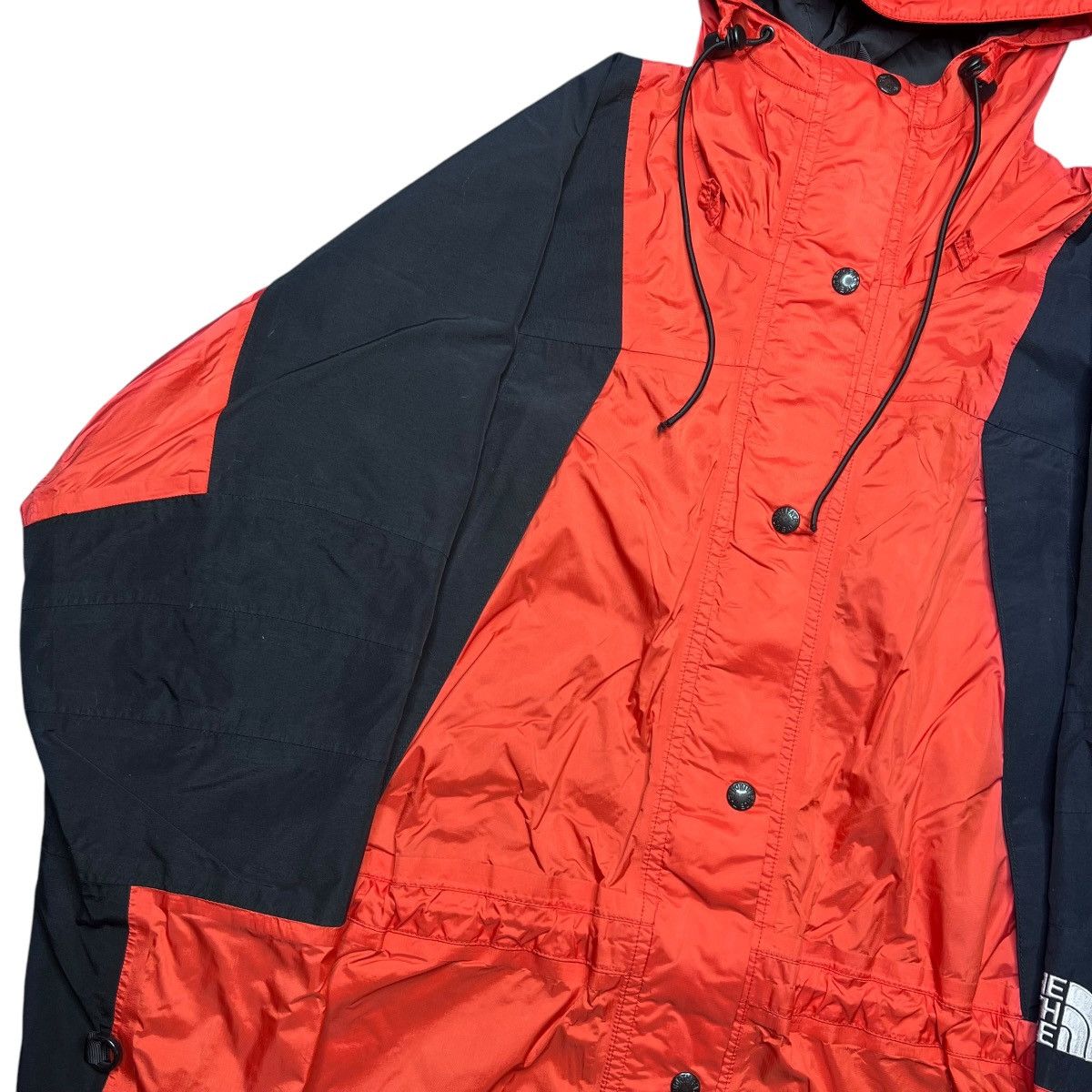 The North Face × Vintage Vtg 90s The North Face Mountain Parka Gore-Tex Orange Jacket Size L / US 10 / IT 46 - 16 Thumbnail
