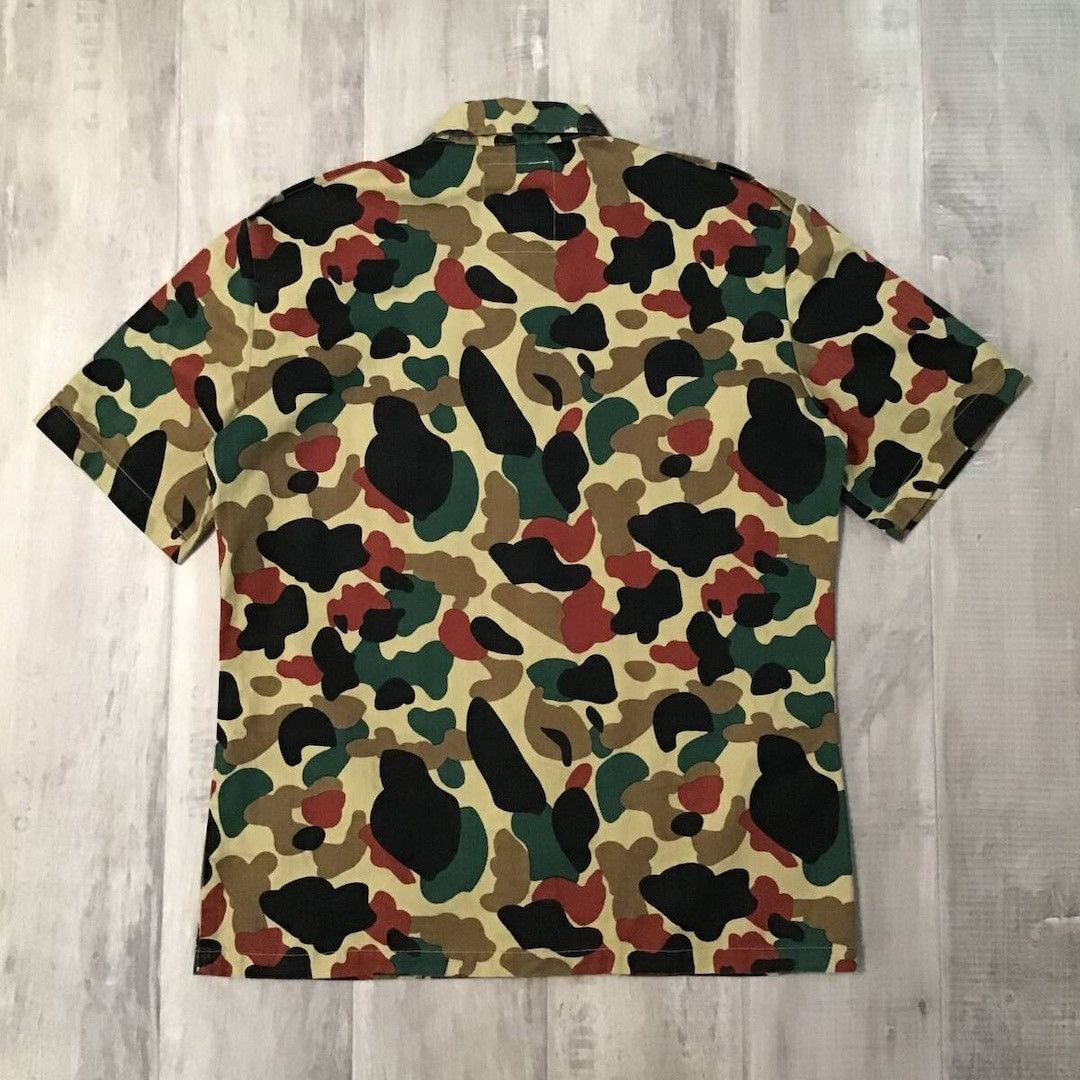 Bape 🔥Vintage🔥 BAPE Apeman Camo Military Shirt a bathing ape NIGO Size US M / EU 48-50 / 2 - 2 Thumbnail