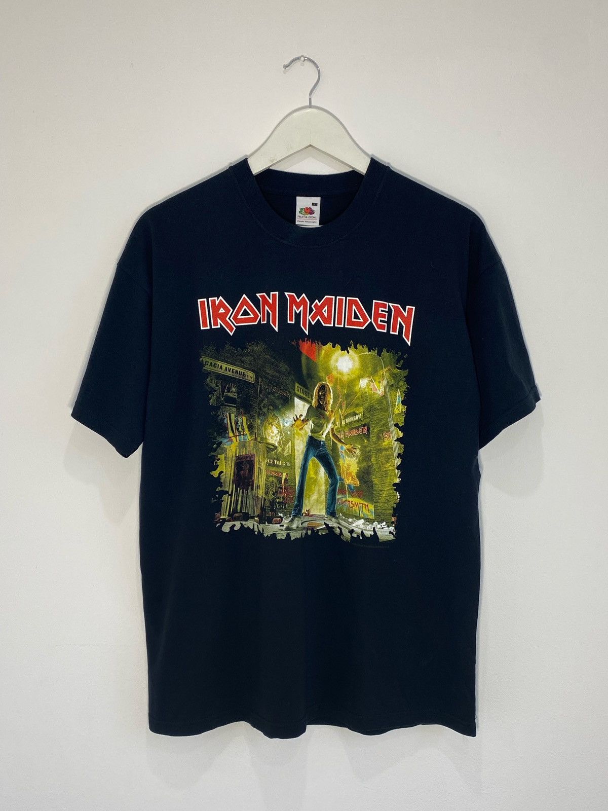 Band Tees Vintage Iron Maiden Eddie Rips Up Europe Rock Band Tour Tee Size US L / EU 52-54 / 3 - 1 Thumbnail
