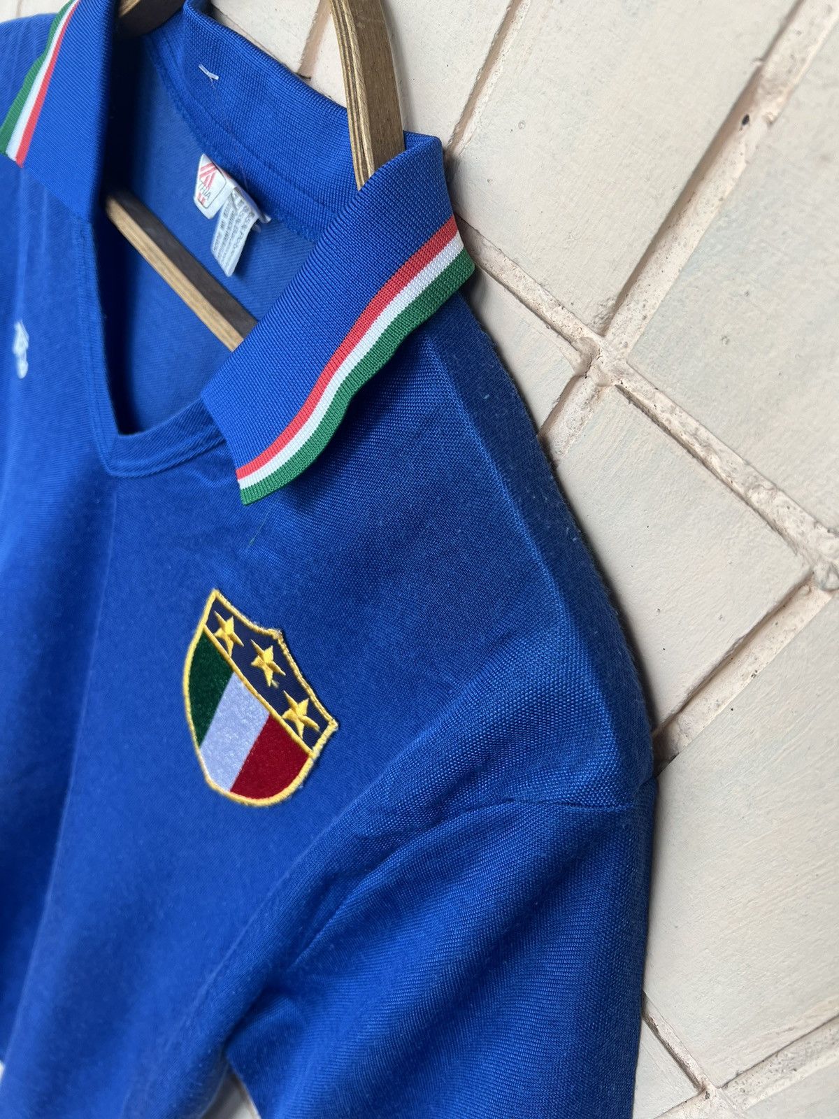 Vintage Vintage Football Italy Soccer Jersey Tro 80s home shirt #13 Size US M / EU 48-50 / 2 - 8 Thumbnail