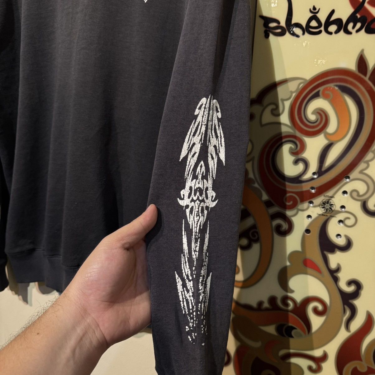 Other Vtg Blue Vacation Gothic Cross Sweatshirt - Faded Black/Grey Size US XL / EU 56 / 4 - 5 Thumbnail