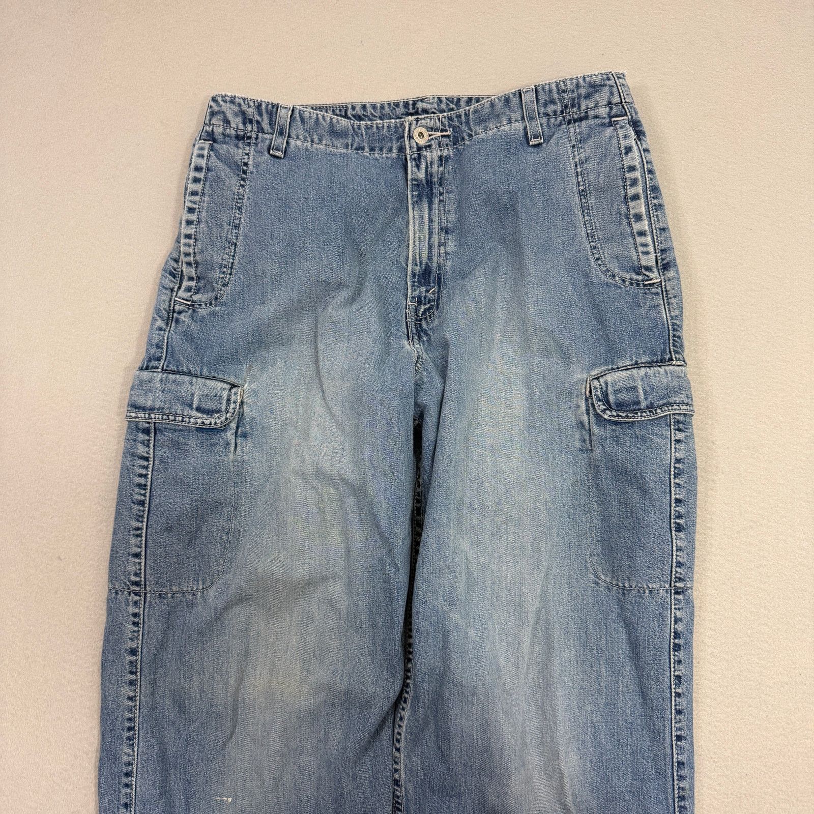 Levi's Vintage Levis Dry Goods Cargo Jeans Mens 34x34 90s 1999 Size US 34 / EU 50 - 5 Thumbnail