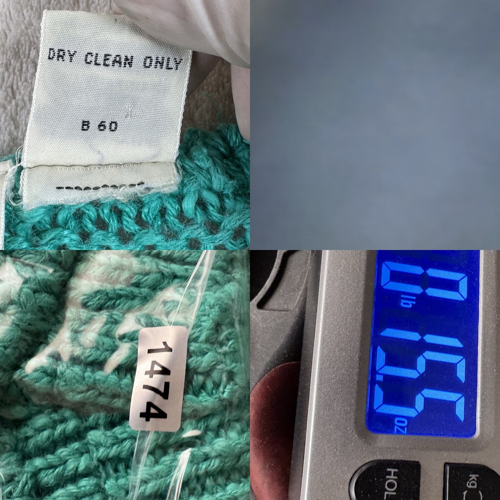 Liz Claiborne VINTAGE Liz Claiborne Women’s Sweater Short Sleeve Crew Neck Blue Open-Knit Pullover 80s 90s Retro Size S / US 4 / IT 40 - 9 Thumbnail
