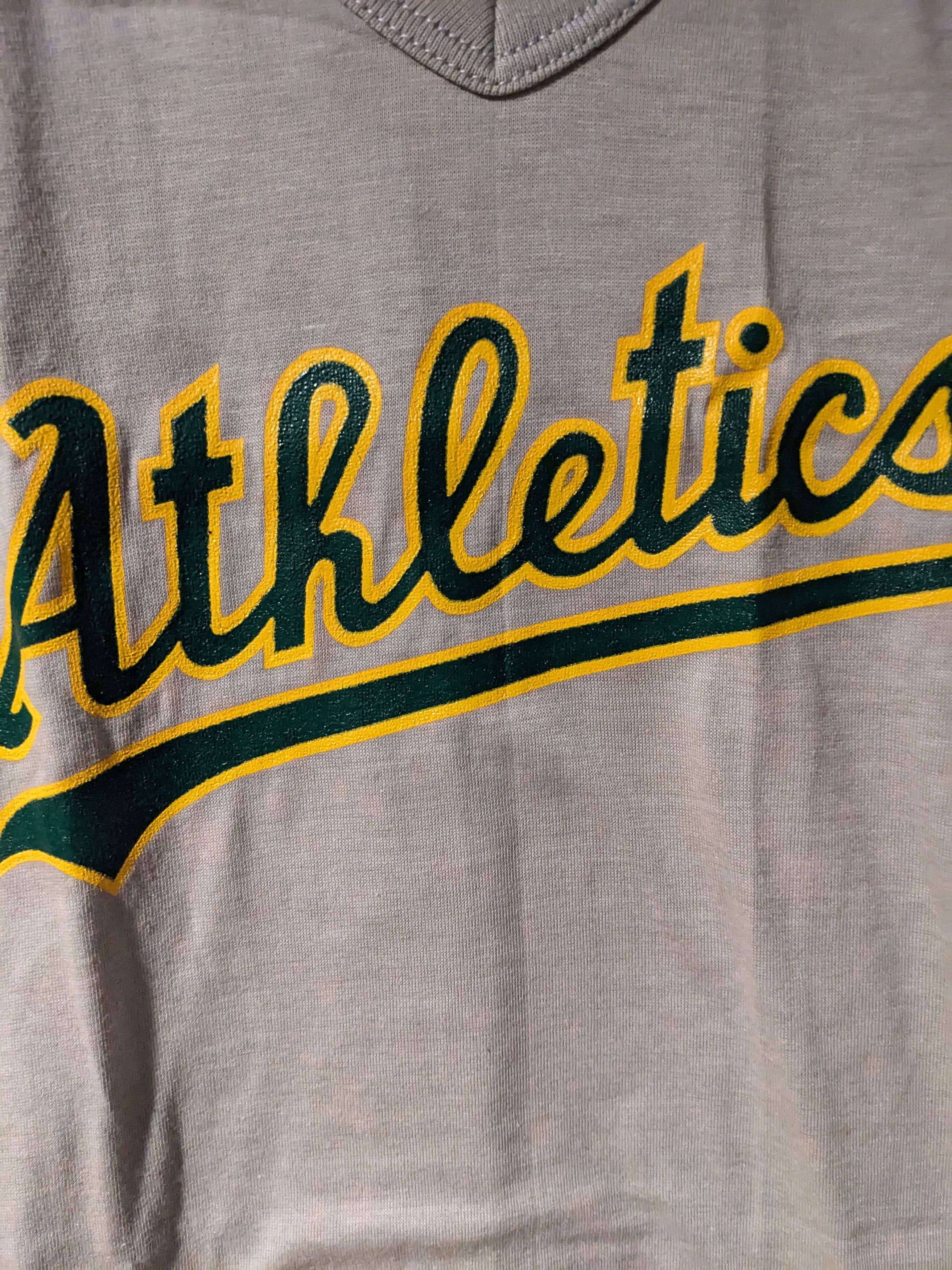 MLB × Vintage Vintage 80s Oakland Athletics Rawlings YOUTH Medium T-Shirt Size US M / EU 48-50 / 2 - 2 Thumbnail