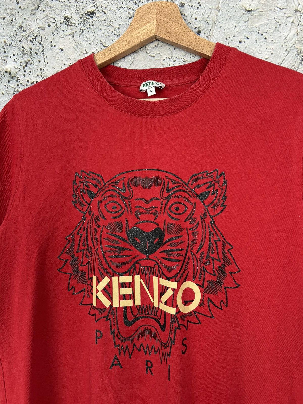 Kenzo Kenzo Paris Tiger Graphic Tee Streetwear Vintage Designer Size US S / EU 44-46 / 1 - 3 Thumbnail