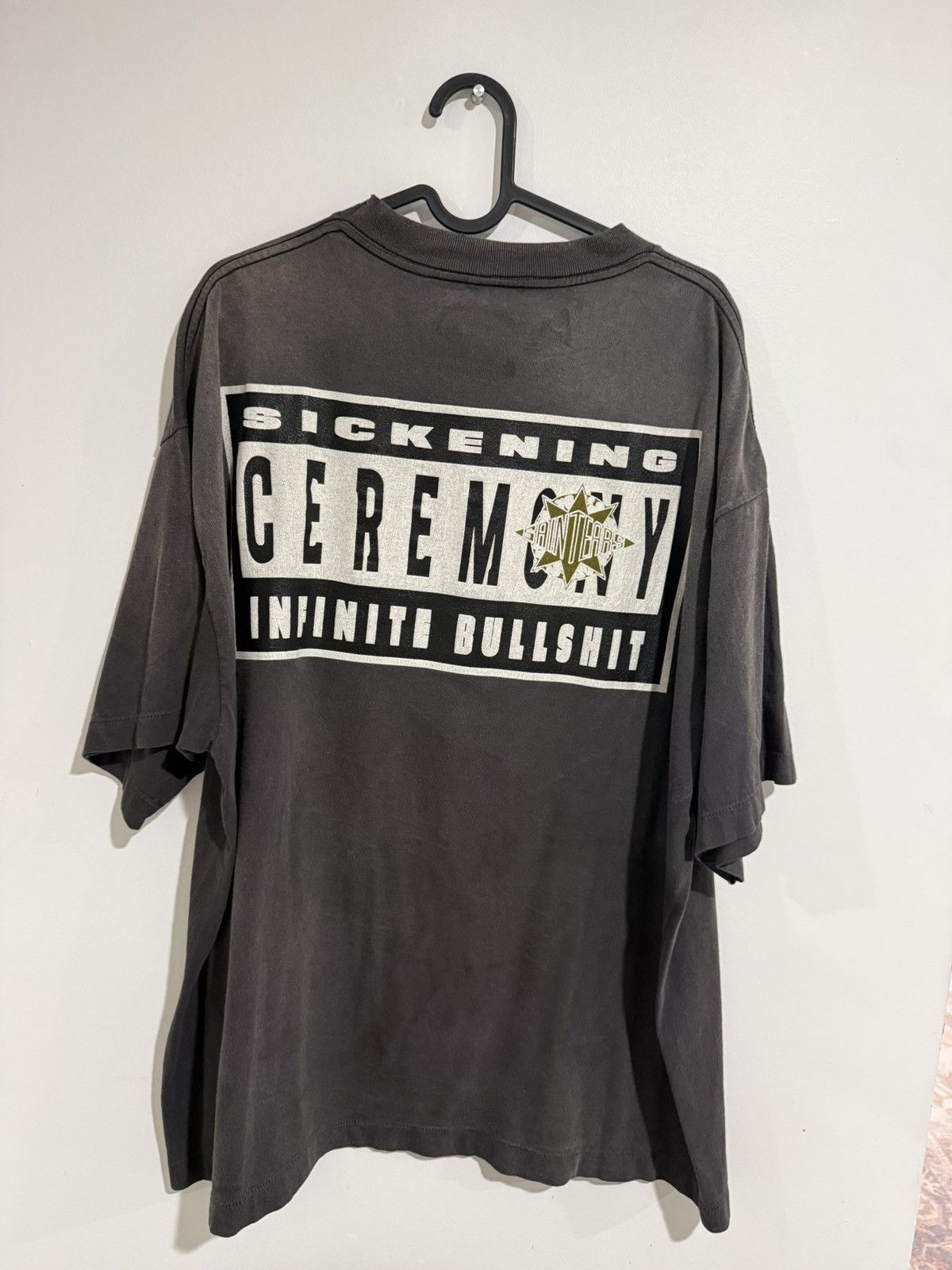 DENIM TEARS × Saint Michael SAINT MICHAEL X DENIM TEARS SAINT TEARS S/S TEE - BLACK Size US XL / EU 56 / 4 - 4 Thumbnail