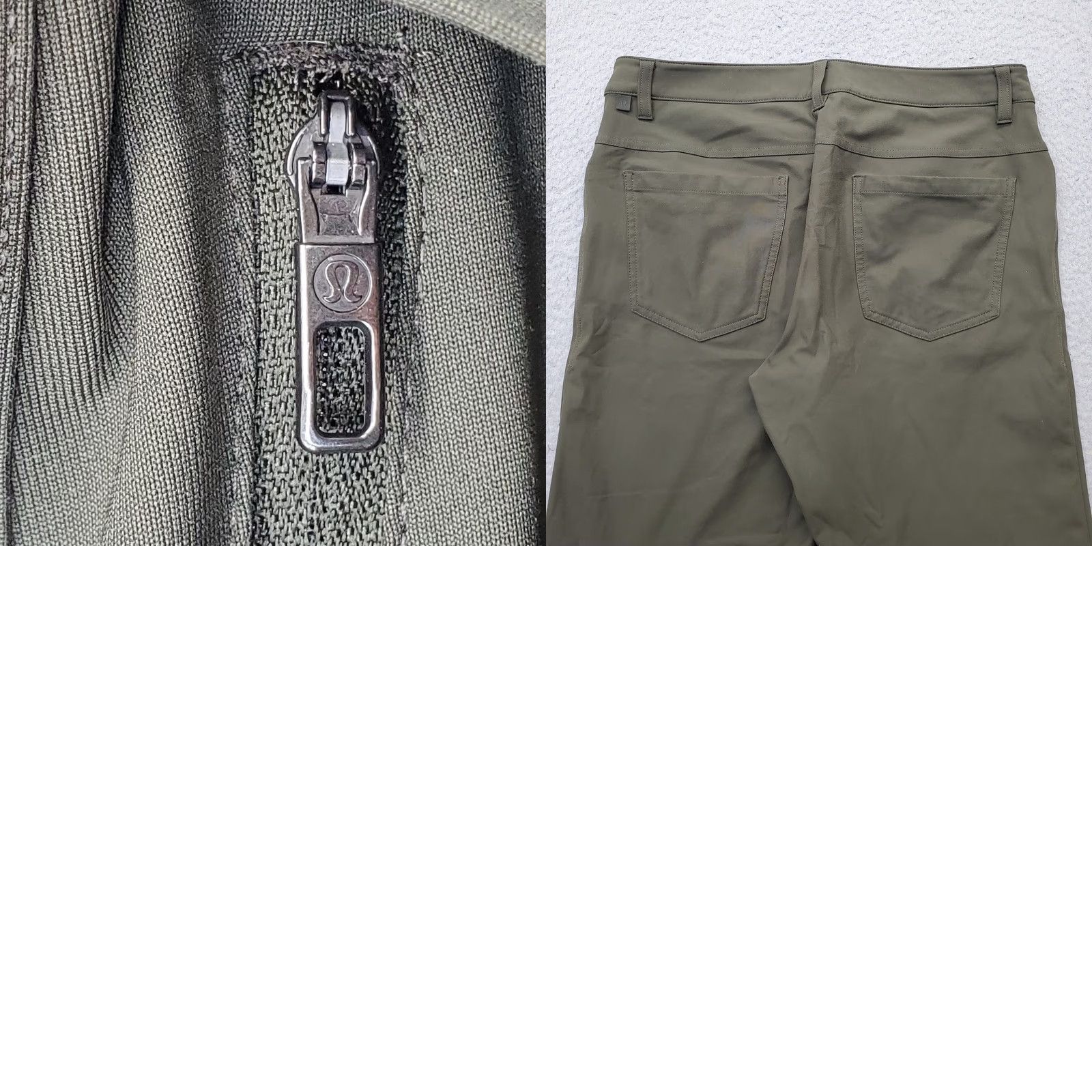 Lululemon Lululemon Mens 31 Green Stretch ABC Pants Flat Front Straight Leg Size US 31 - 8 Thumbnail