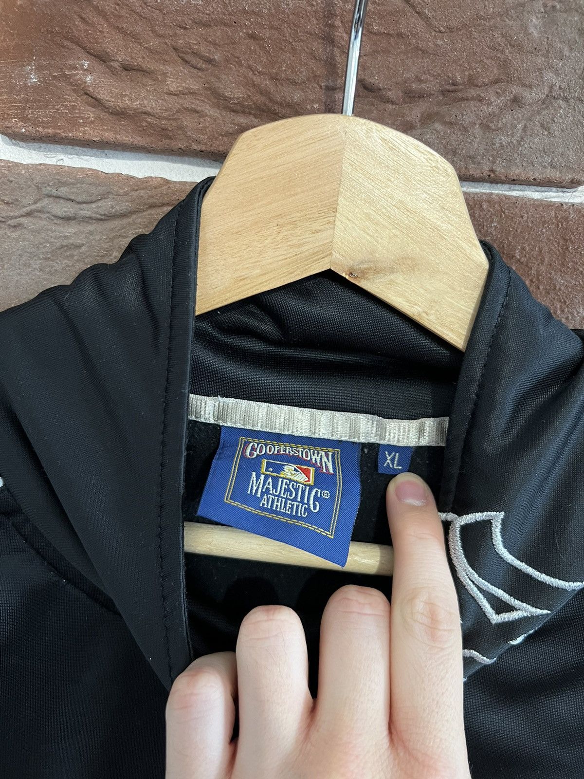 Cooperstown Collection Rare Vintage 00s New York Yankees Baseball Jacket XL black Size US XL / EU 56 / 4 - 5 Thumbnail