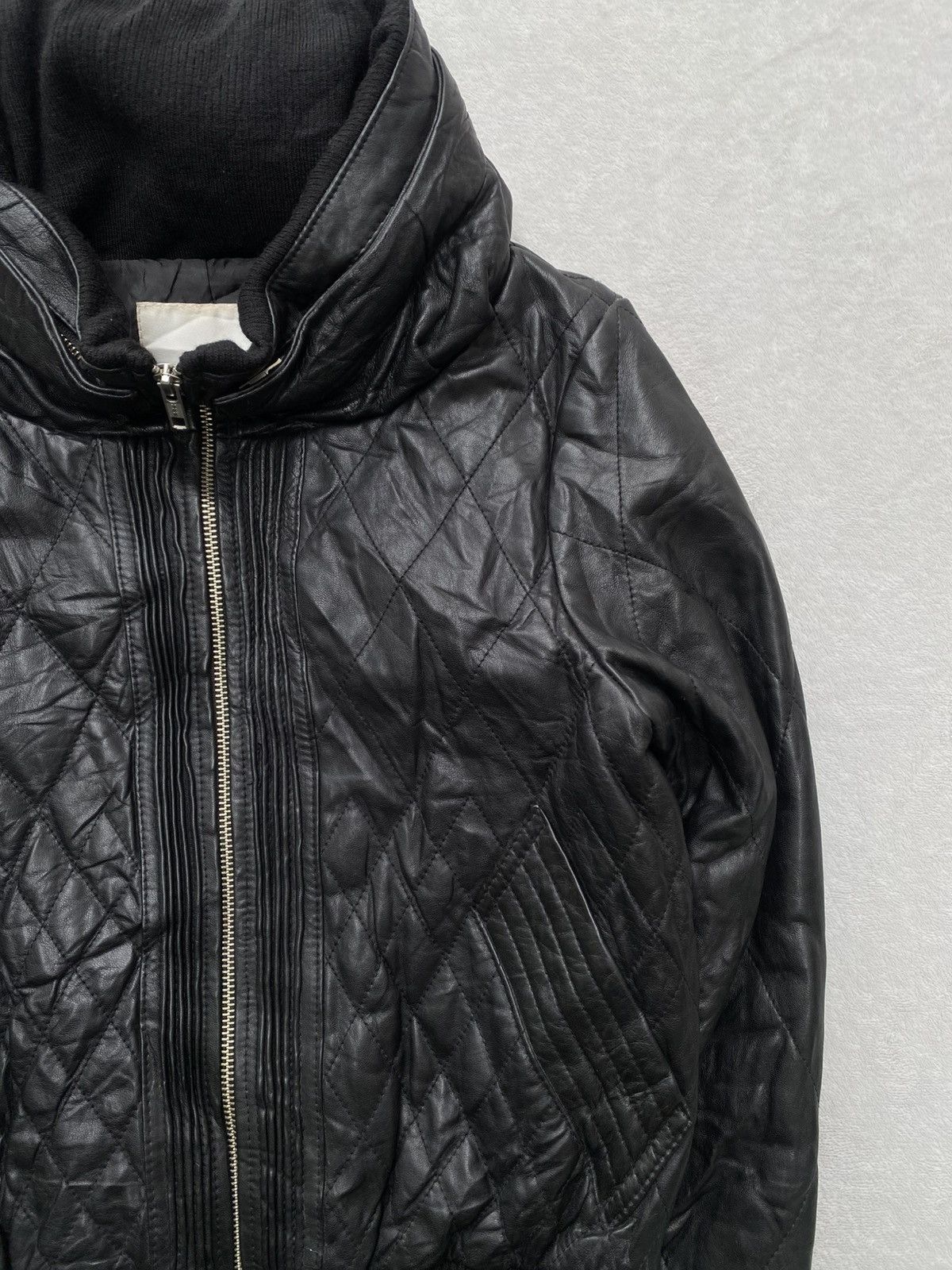 Enchantment 2000s- Enchantment? -Bono Quilted Leather Jacket Size S / US 4 / IT 40 - 10 Thumbnail