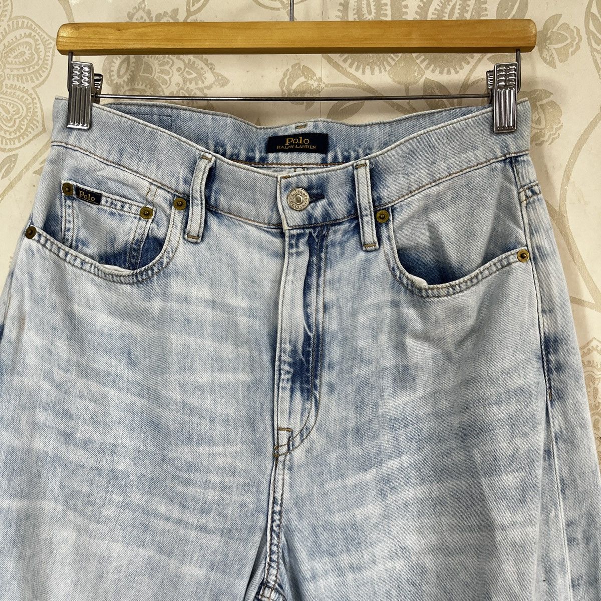 Vintage Vintage Flared Polo Ralph Lauren Denim Jeans Size US 29 - 20 Thumbnail