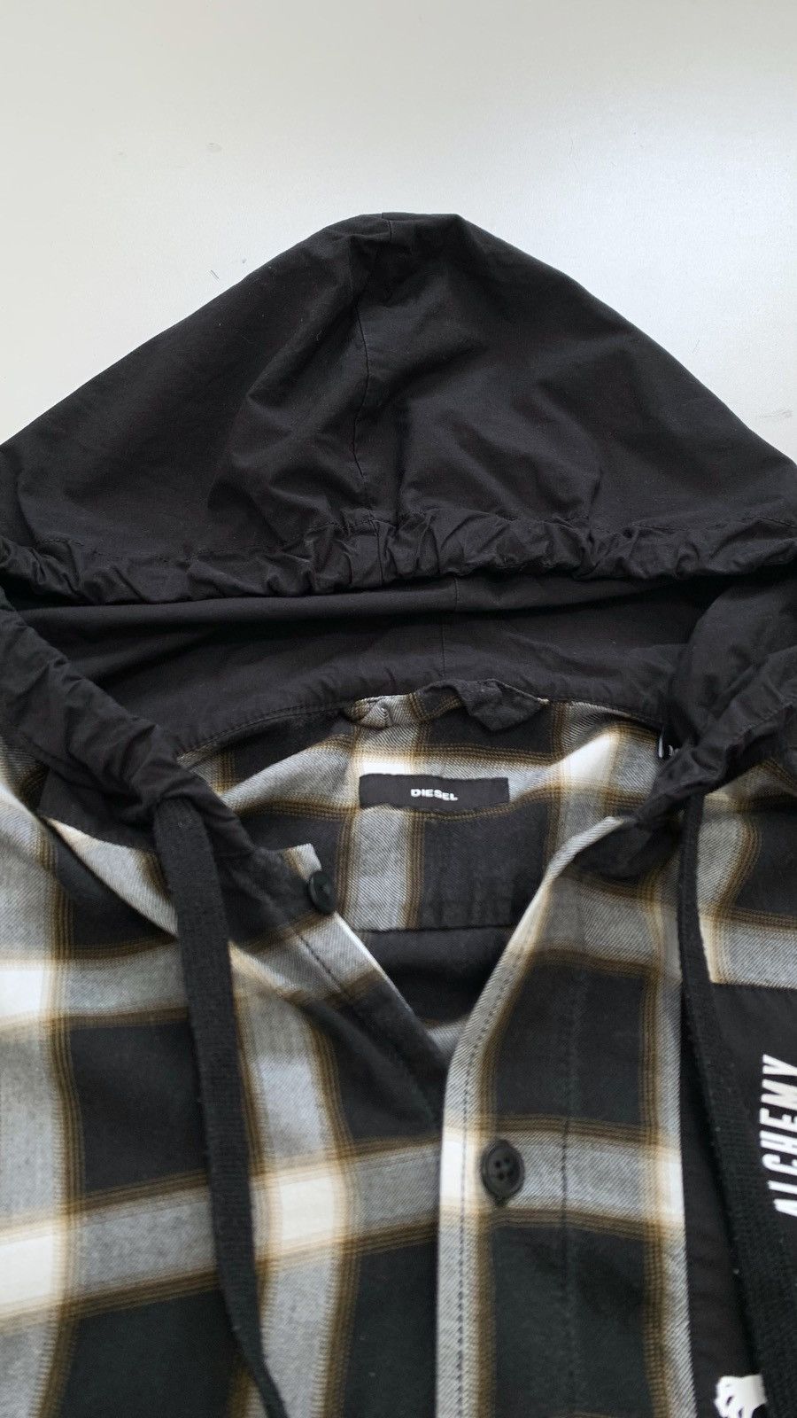 Diesel Diesel Flannel Shirt Hooded Cotton Mens Size M Size US M / EU 48-50 / 2 - 8 Thumbnail
