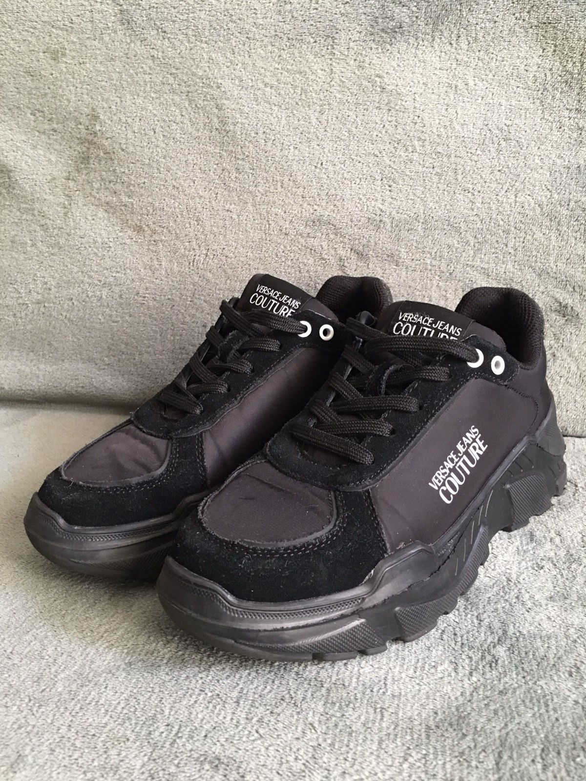 Versace × Versace Jeans Couture Versace Jeans Couture Black Sneakers EU 38 US 6 Size US 6 / IT 36 - 2 Thumbnail