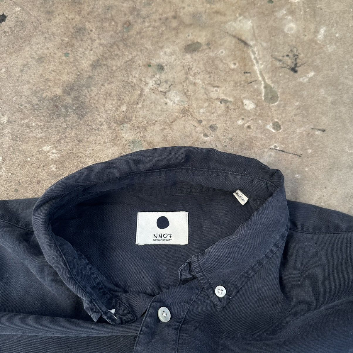 NN07 NN07 no nationality New Derek Shirt Dark Blue tencel Size US L / EU 52-54 / 3 - 7 Thumbnail