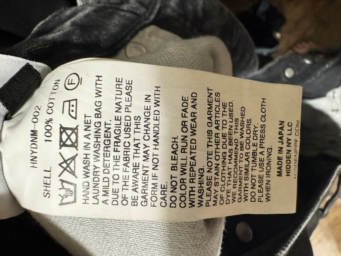 HIDDEN Thrashed Baggy Denim Jeans Size US 34 / EU 50 - 7 Thumbnail