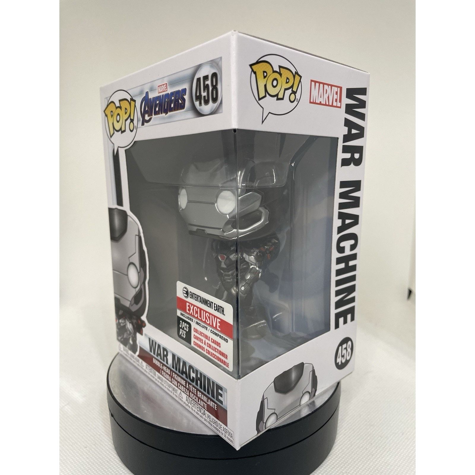 Marvel Comics Funko Pop! War Machine + Collectible Card 3PK Sealed 458 Size ONE SIZE - 3 Thumbnail