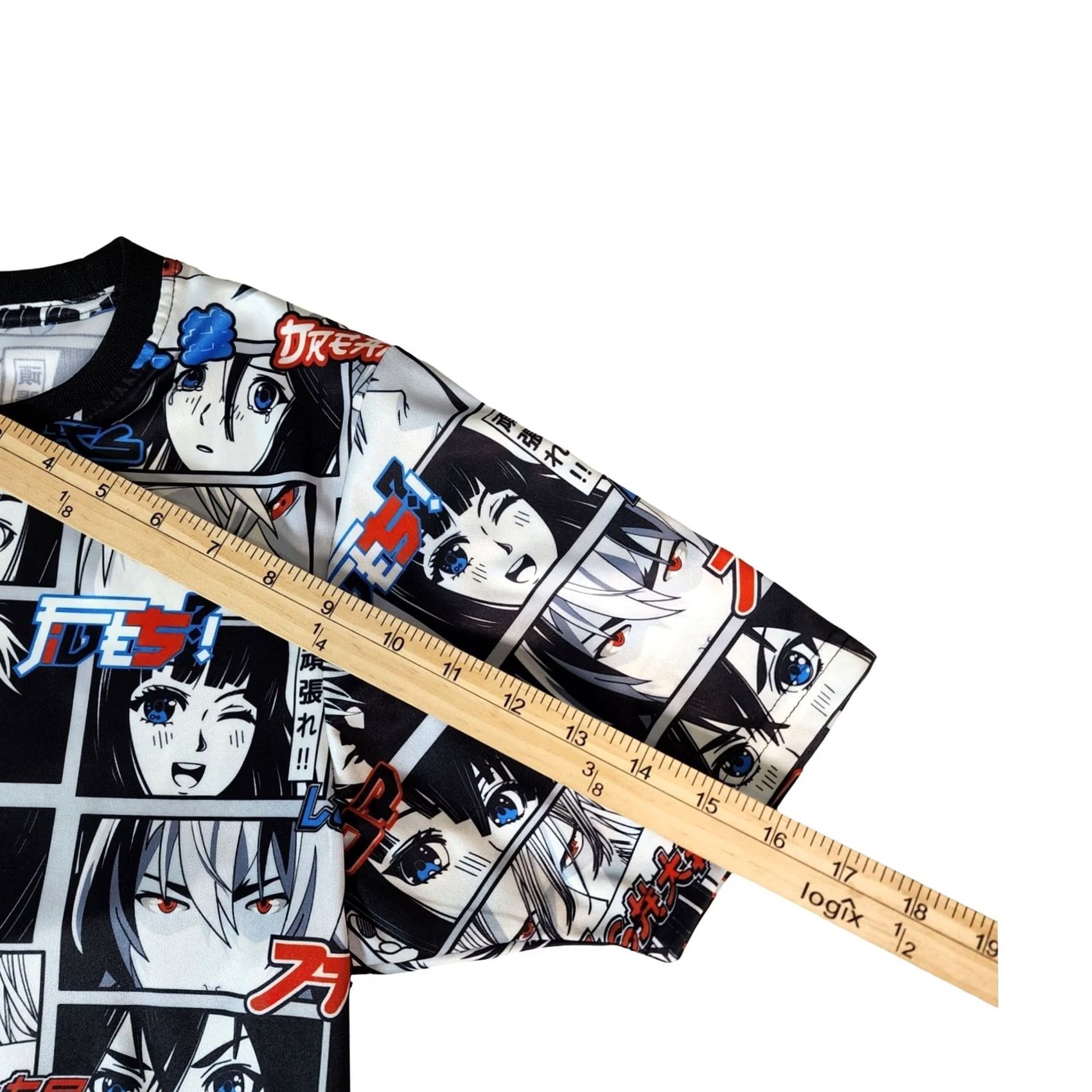 CO Drill Clothing Co Anime Manga Panel All Over Print T-Shirt Mens S City Pop Size US S / EU 44-46 / 1 - 6 Thumbnail