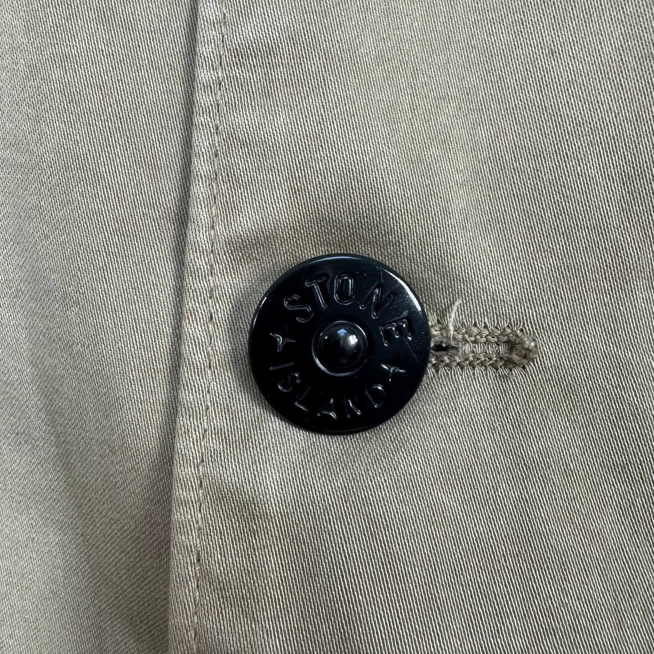 Stone Island Stone Island Beige Cotton Field Jacket Overshirt Mens Size L Size US L / EU 52-54 / 3 - 5 Thumbnail