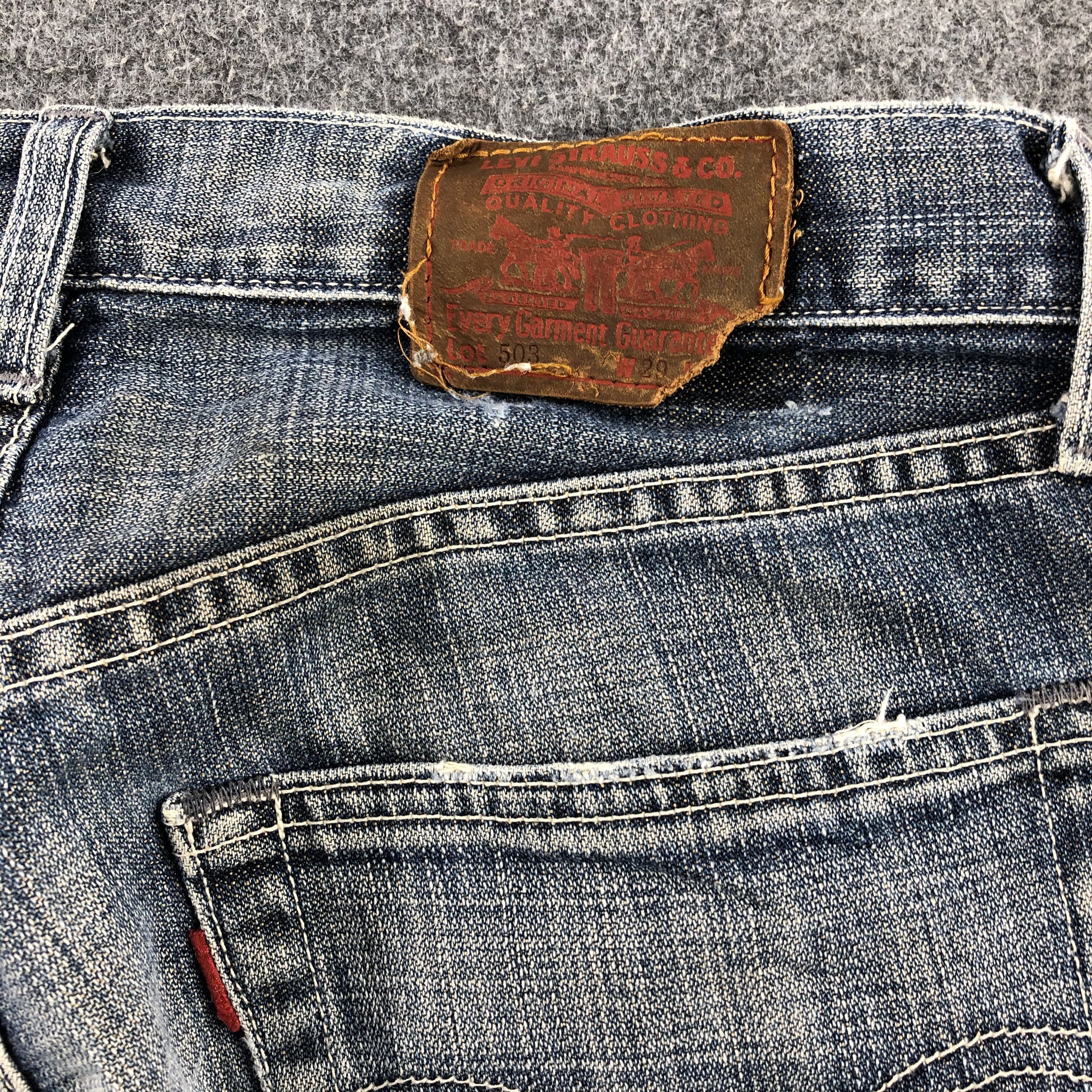 Levi's × Vintage 90s Vintage Light Wash Levis 503 Jeans-JM1919 Size US 28 / EU 44 - 5 Thumbnail